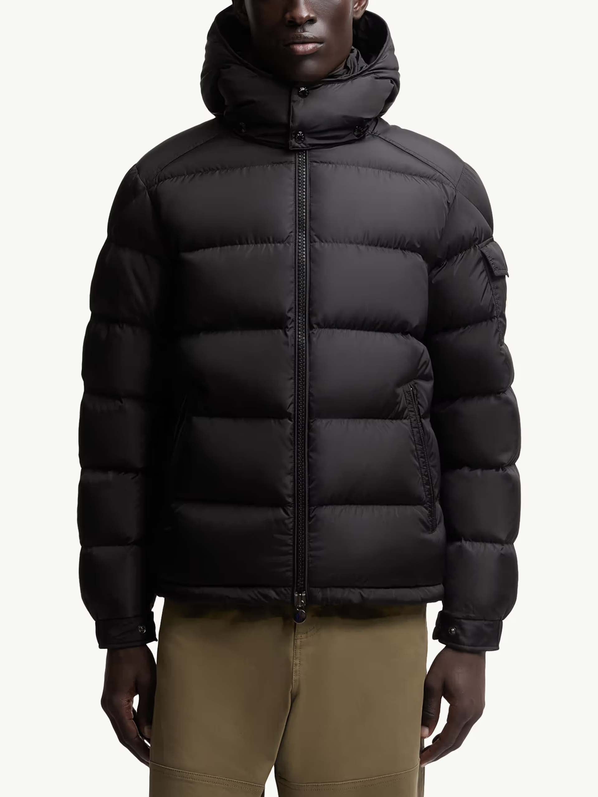 MONCLER - Maya Daunenjacke mit Matt-Finish für Herren in Matt Schwarz - Matte black