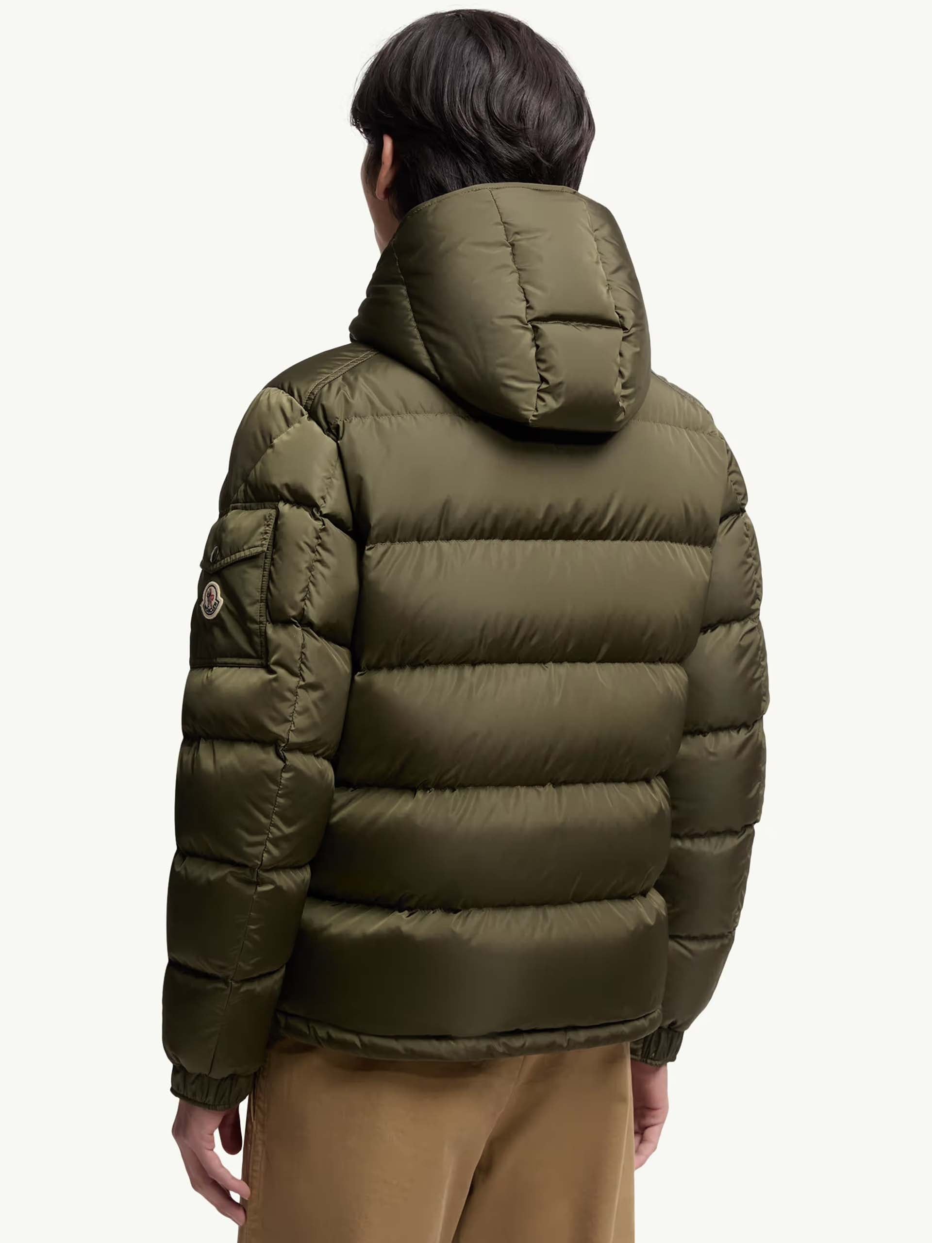 MONCLER - Maya Daunenjacke mit Matt-Finish für Herren in Olivgrün - Olive green