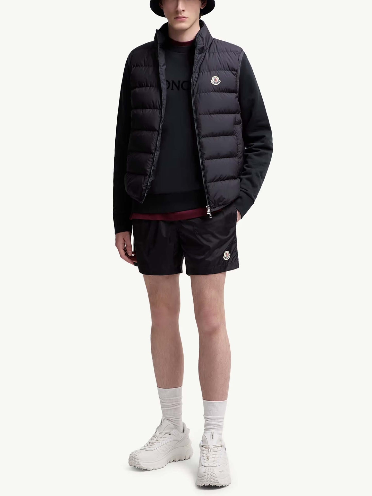 MONCLER - Contrin Daunenweste mit Logo für Herren
