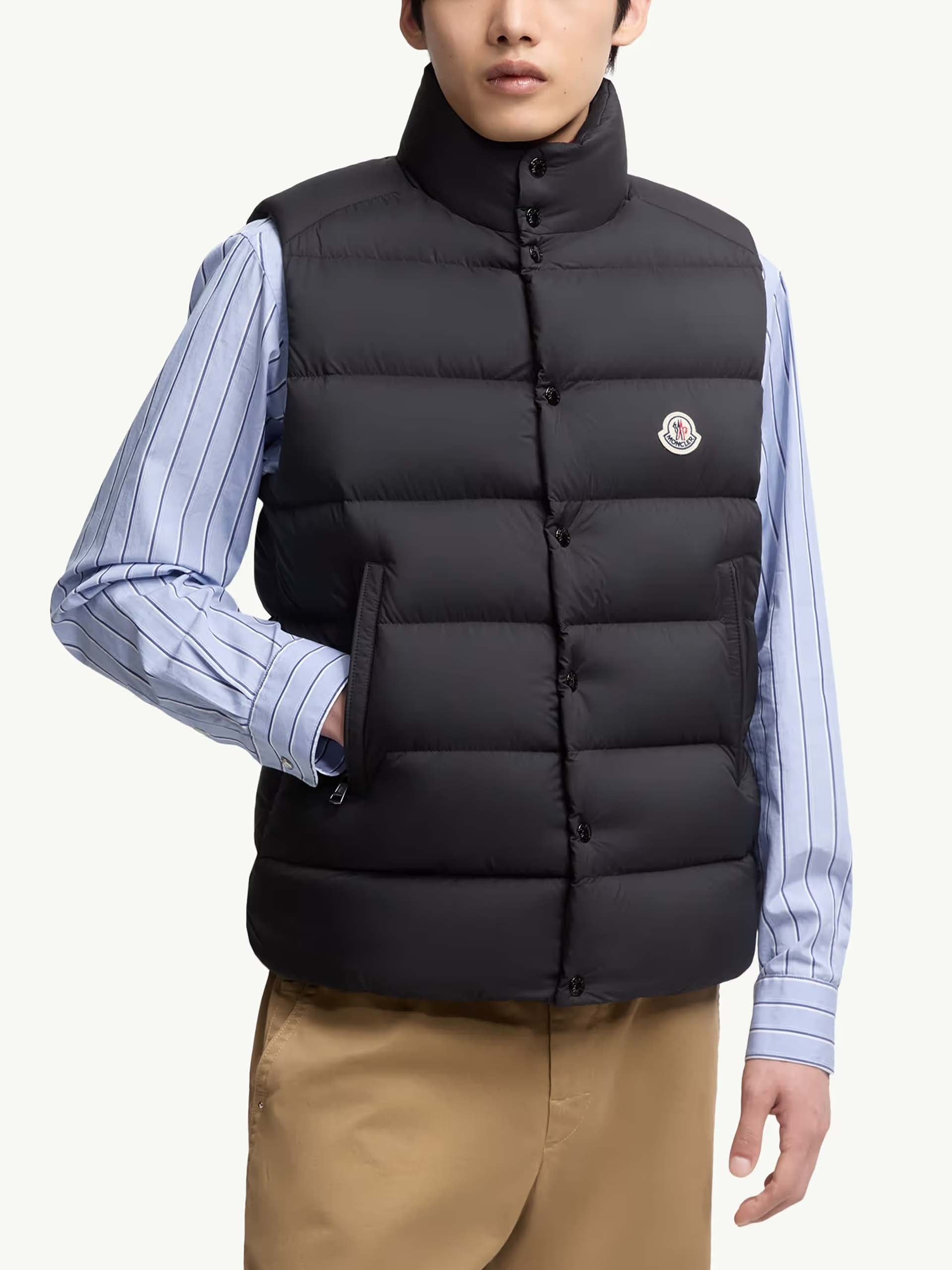 MONCLER - Tibb Daunenweste mit Logo für Herren