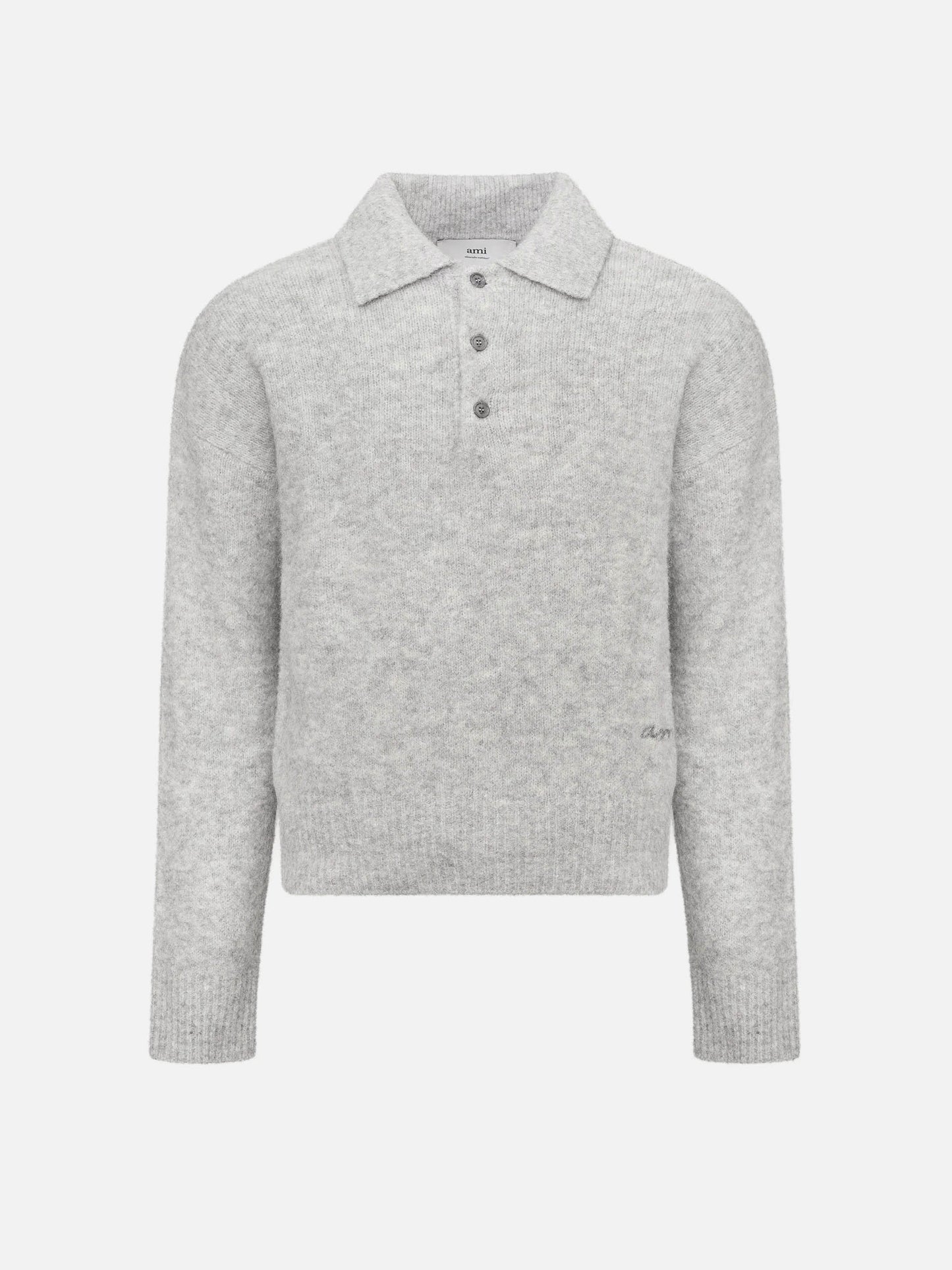 AMI PARIS - Polo-Pullover aus Alpakawolle für Herren