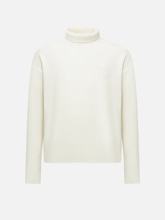 AMI PARIS - Rollkragenpullover Ami De Coeur mit Logo