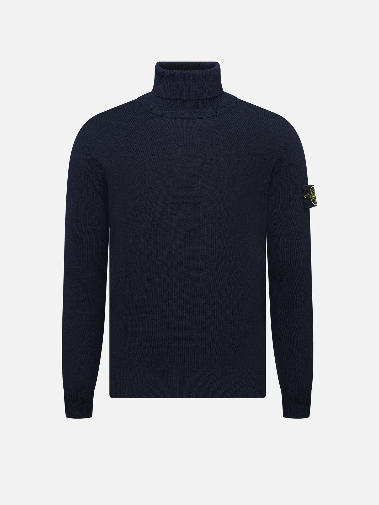 STONE ISLAND - Rollkragenpullover mit Logo-Patch für Herren