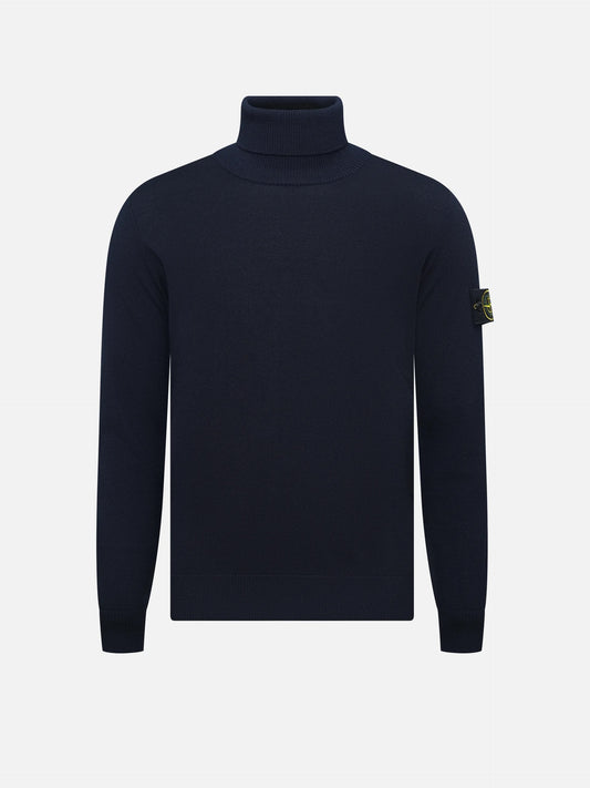 STONE ISLAND - Rollkragenpullover mit Logo-Patch für Herren