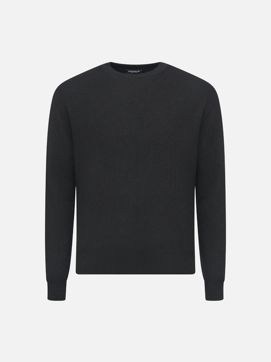 DONDUP - Pullover aus Kaschmir und Seide für Herren in Schwarz - Black