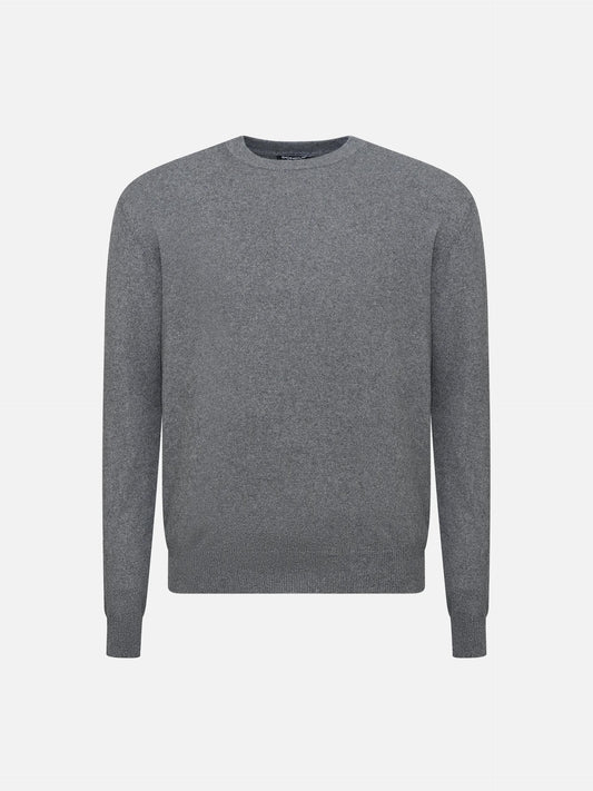 DONDUP - Pullover aus Kaschmir und Seide für Herren in Anthrazitgrau - Anthracite grey