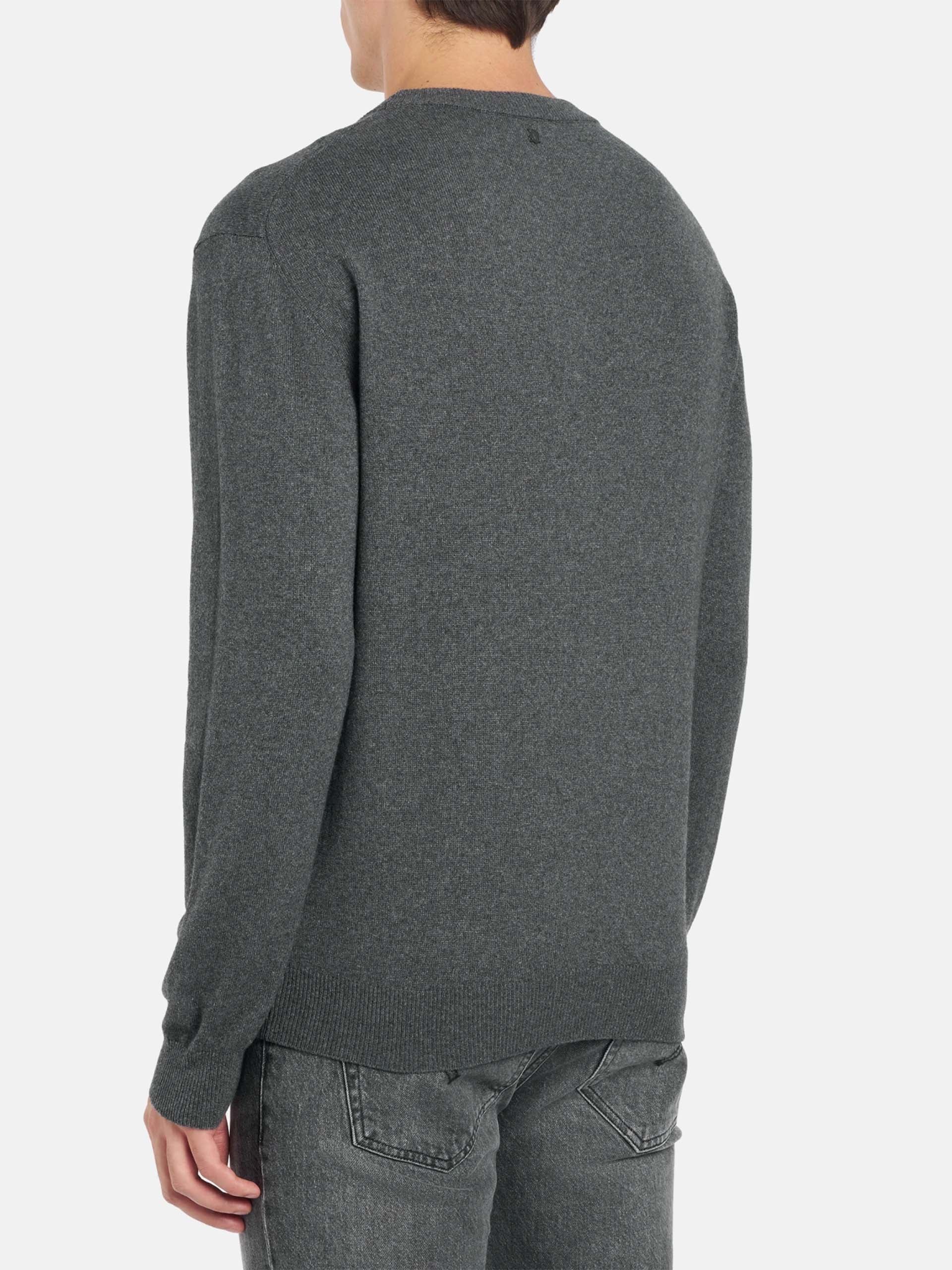 DONDUP - Pullover aus Kaschmir und Seide für Herren in Anthrazitgrau - Anthracite grey