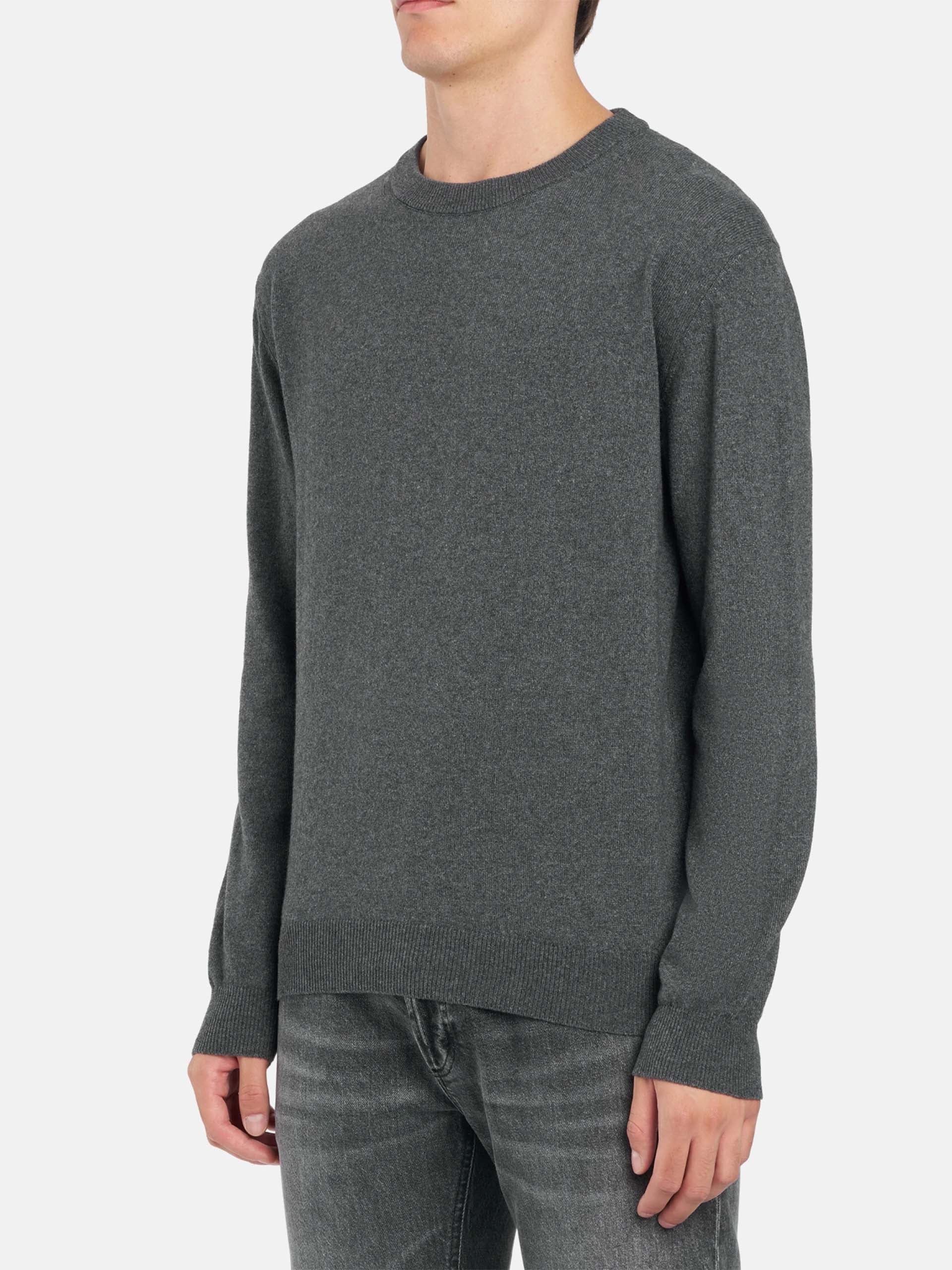 DONDUP - Pullover aus Kaschmir und Seide für Herren in Anthrazitgrau - Anthracite grey