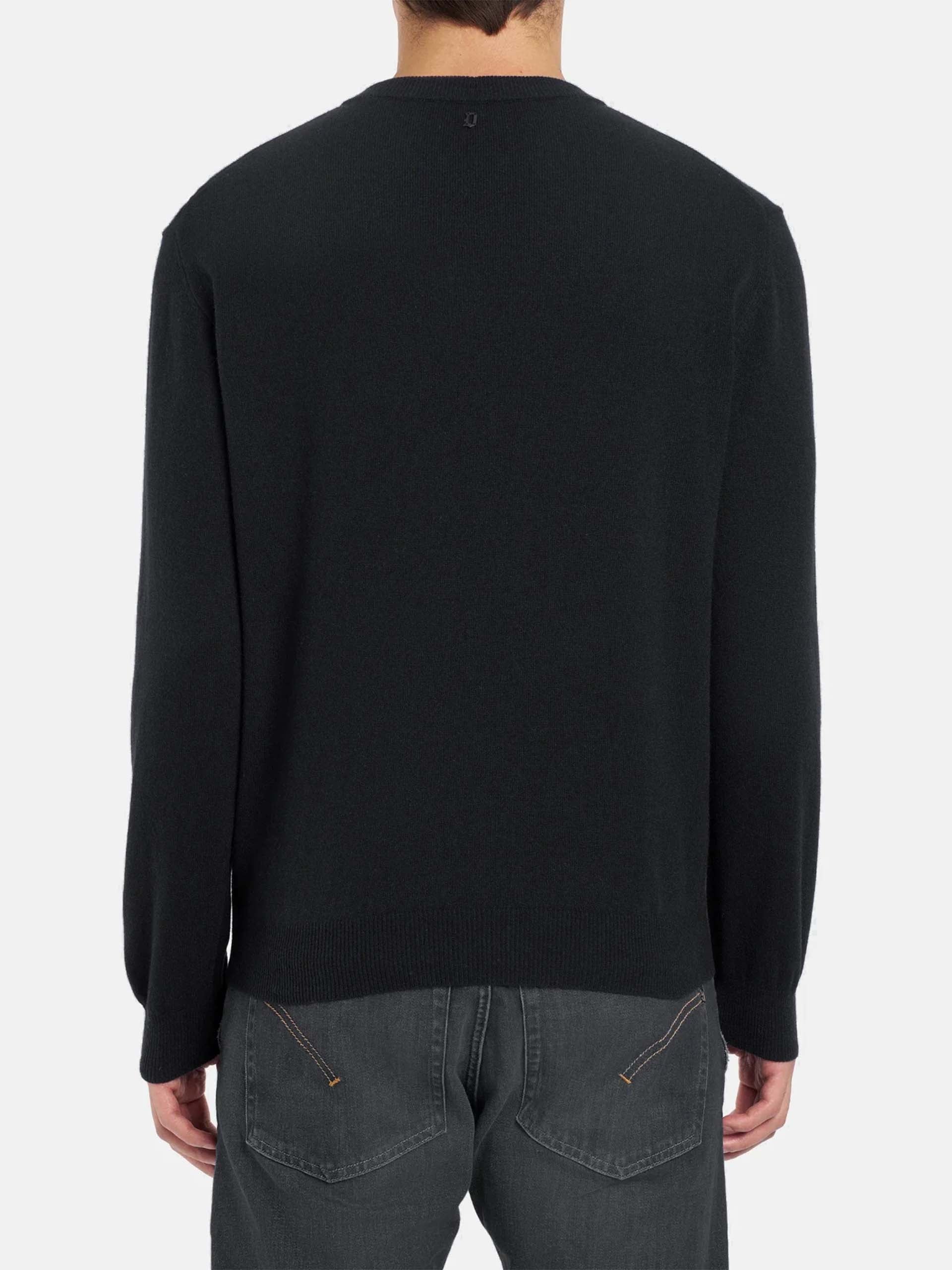 DONDUP - Pullover aus Kaschmir und Seide für Herren in Schwarz - Black