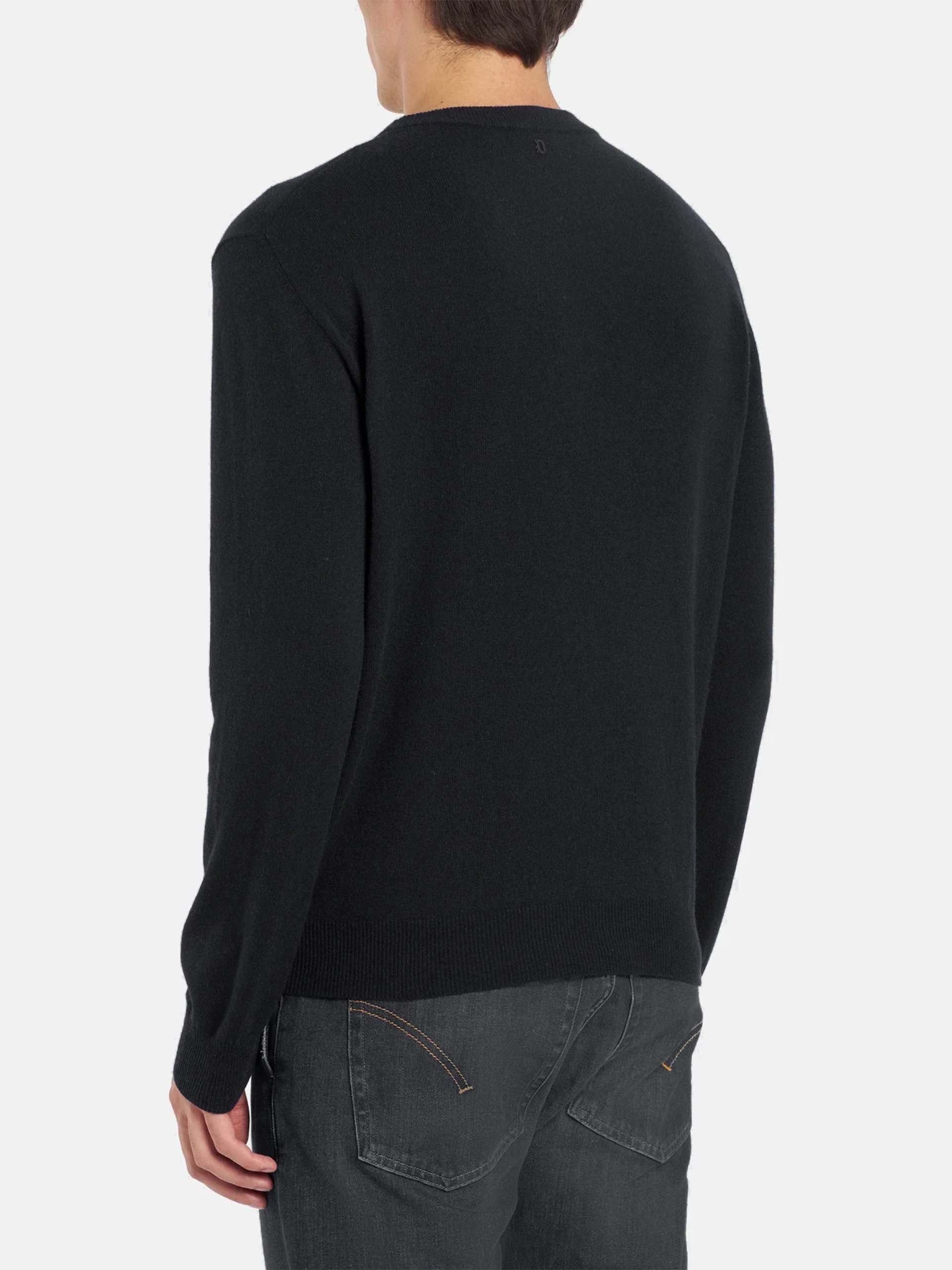 DONDUP - Pullover aus Kaschmir und Seide für Herren in Schwarz - Black