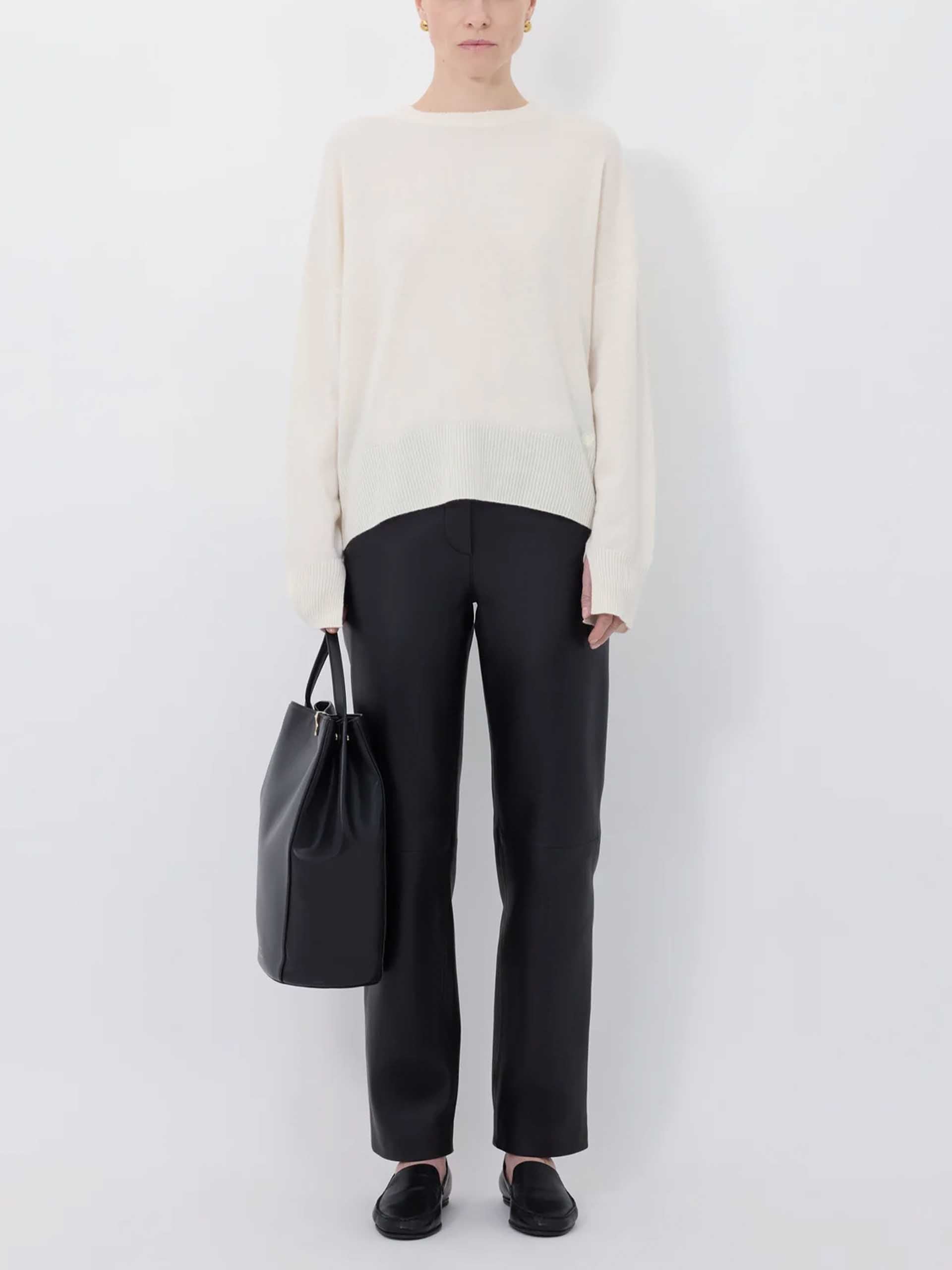 LOULOU DE SAISON - Anaa Pullover aus Kaschmir für Damen in Cremeweiß - Cream white