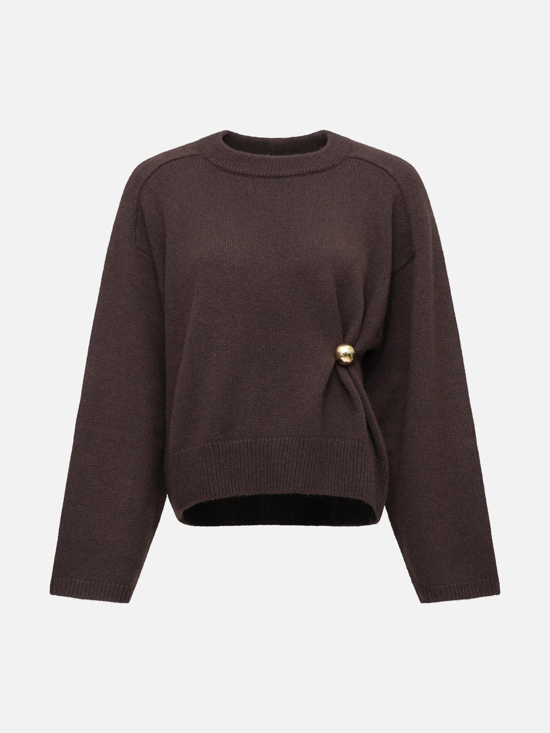 LOULOU DE SAISON - Bill Pullover mit Metall-Detail für Damen in Braun - Brown