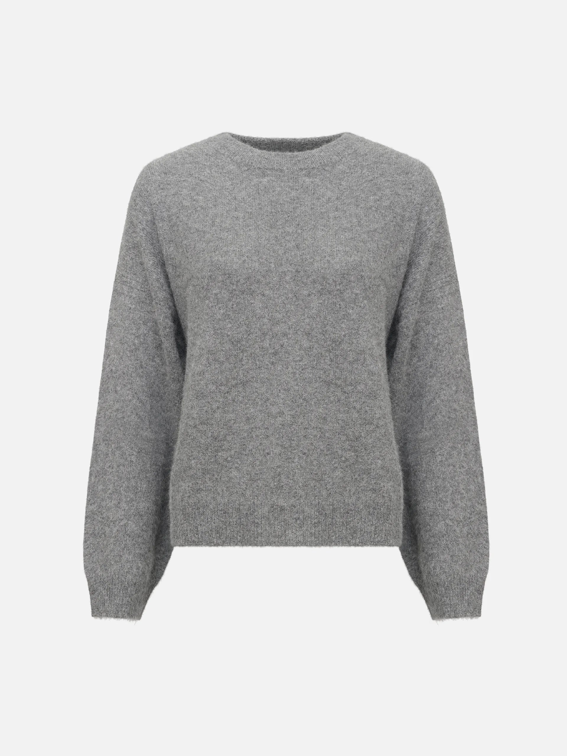 LOULOU DE SAISON - Tristan Pullover aus Yakwolle für Damen in Anthrazitgrau - Anthracite grey