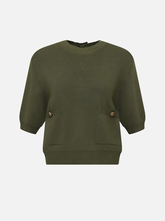 GOLDEN GOOSE - Kurzarm-Pullover Ottavia für Damen