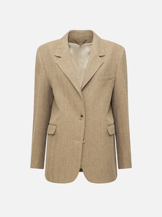GOLDEN GOOSE - Blazer Maia mit Fischgrätmuster für Damen