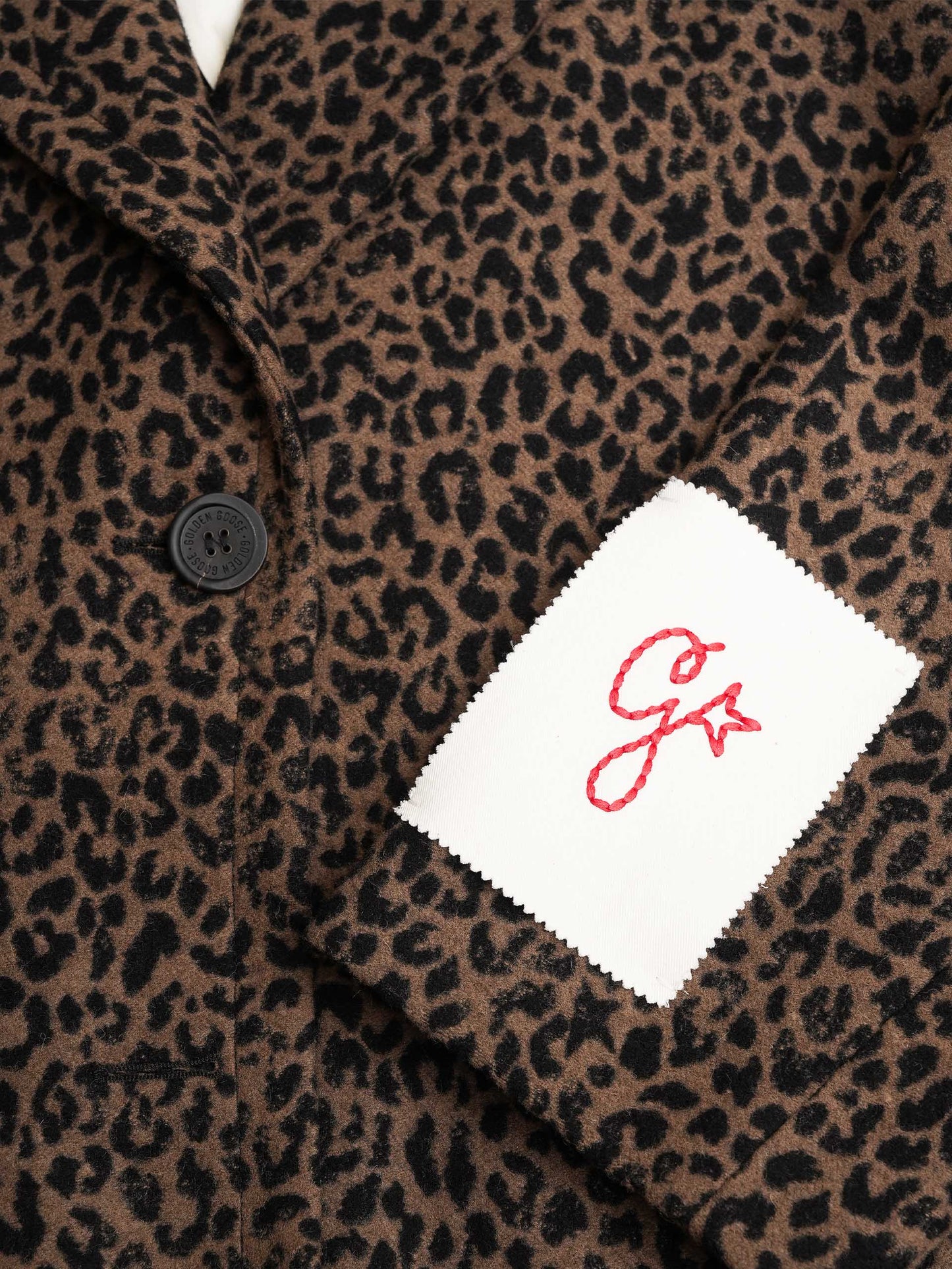GOLDEN GOOSE - Mantel mit Leoparden-Muster für Damen