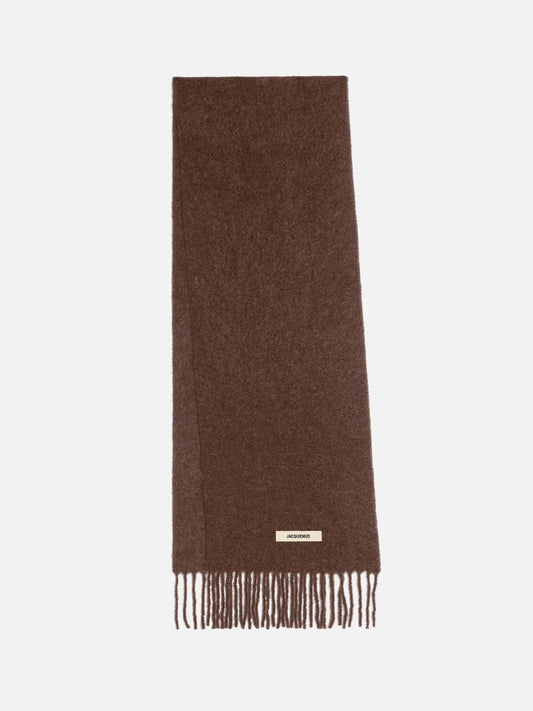 JACQUEMUS - Carro Schal mit Logo aus Mohair-Mischung