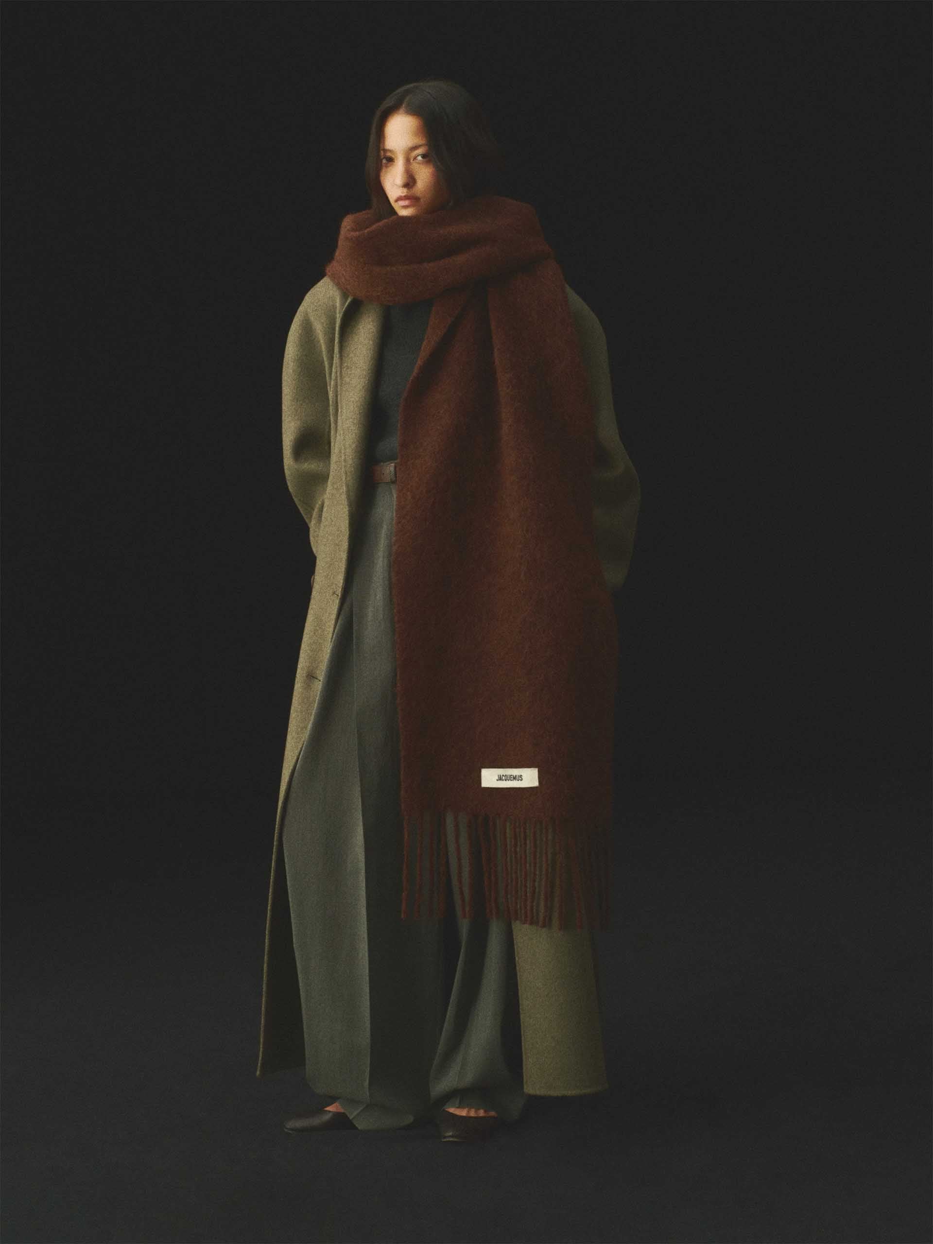 JACQUEMUS - Carro Schal mit Logo aus Mohair-Mischung