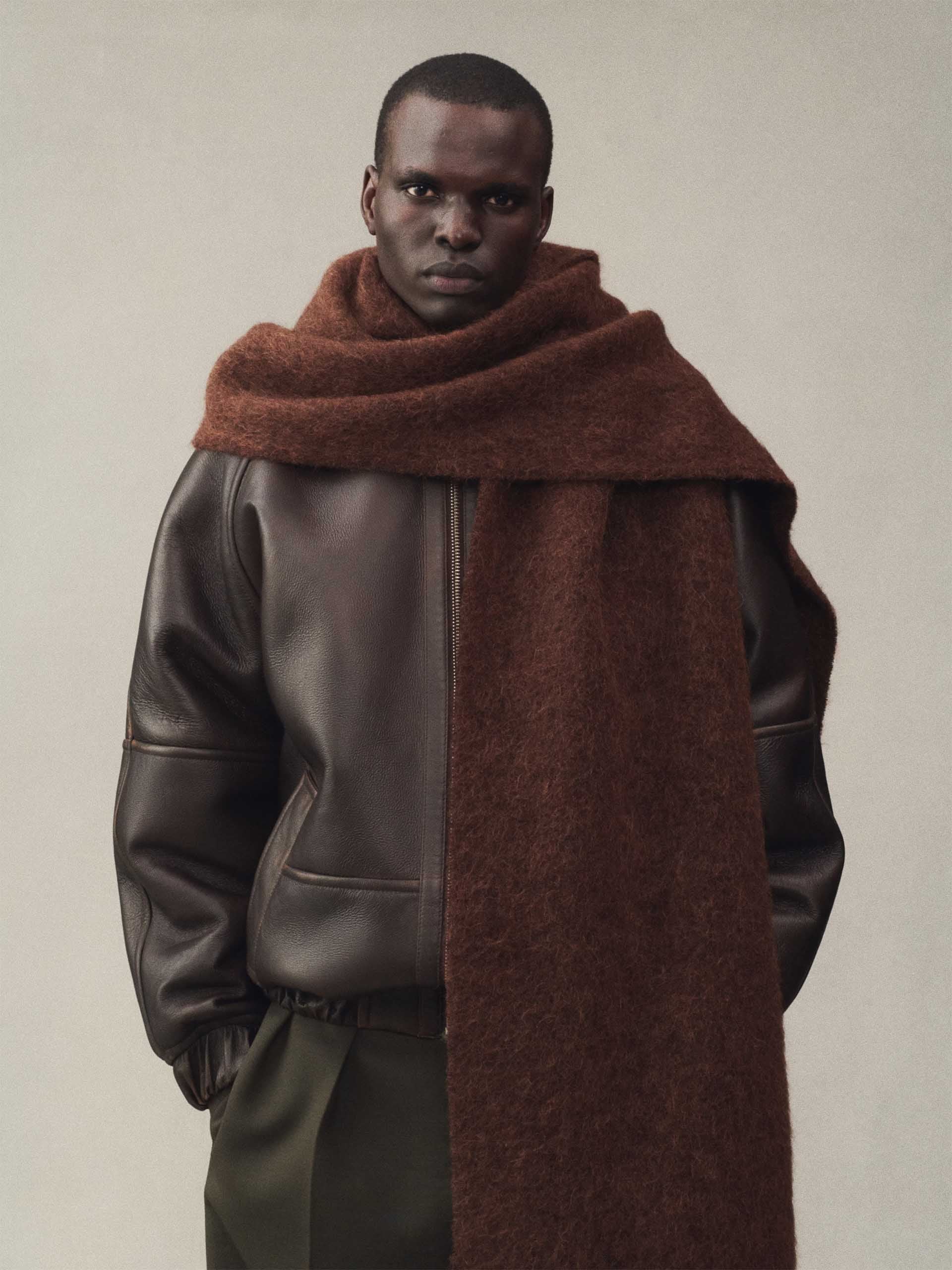 JACQUEMUS - Carro Schal mit Logo aus Mohair-Mischung