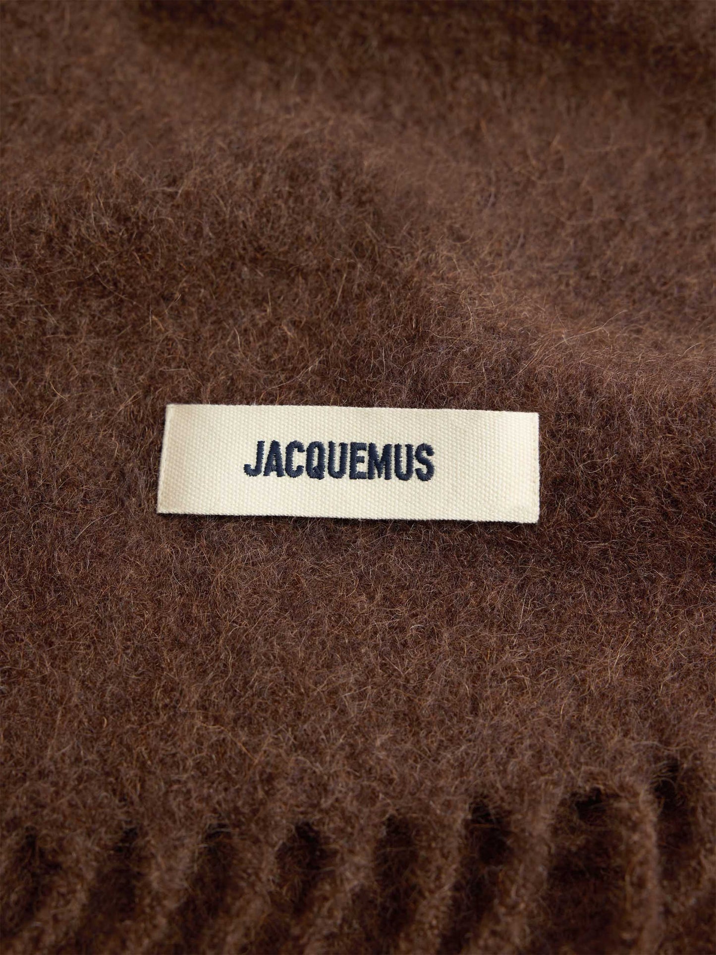 JACQUEMUS - Carro Schal mit Logo aus Mohair-Mischung