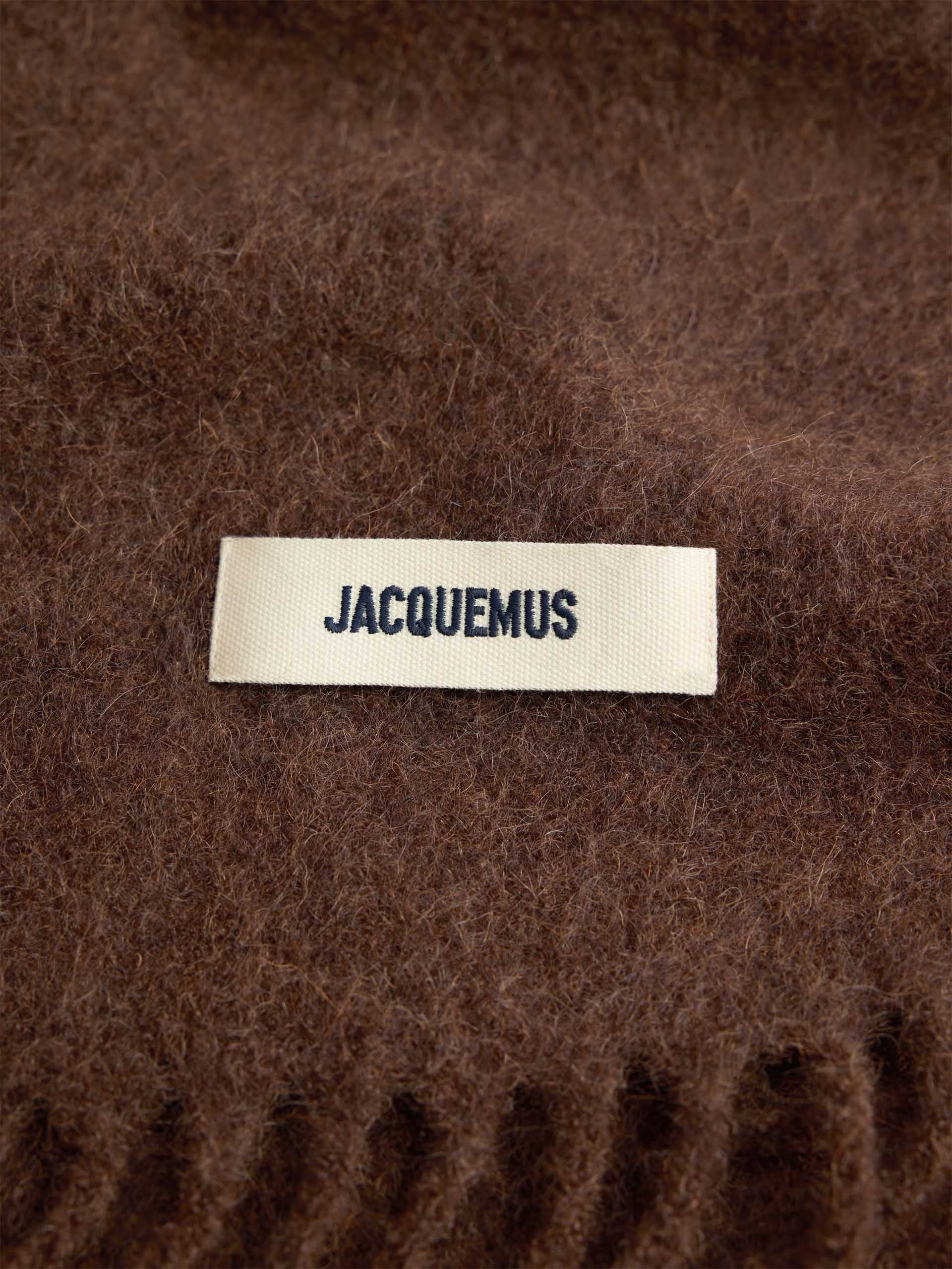 JACQUEMUS - Carro Schal mit Logo aus Mohair-Mischung