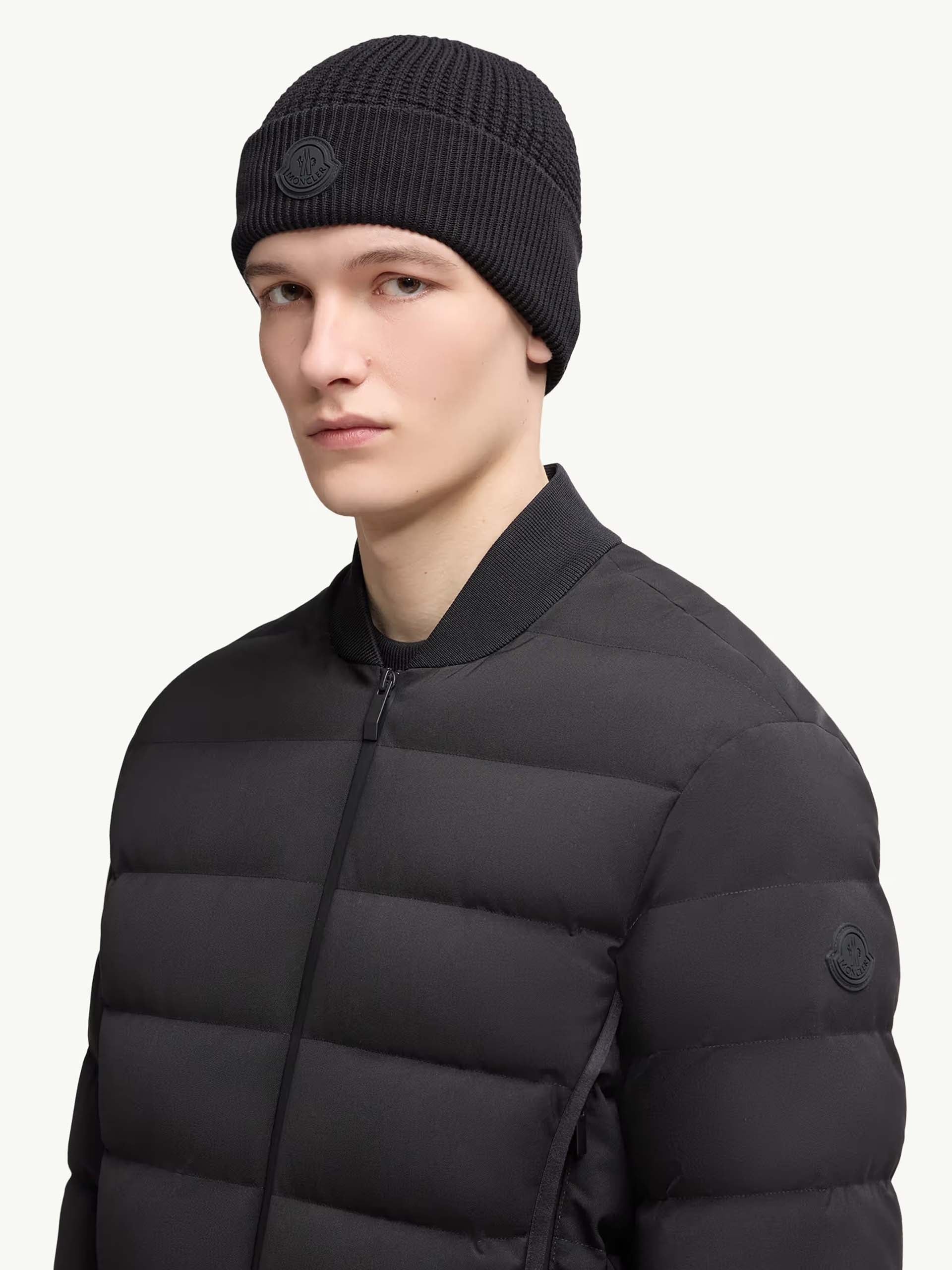 MONCLER - Mütze aus Baumwolle mit Logo