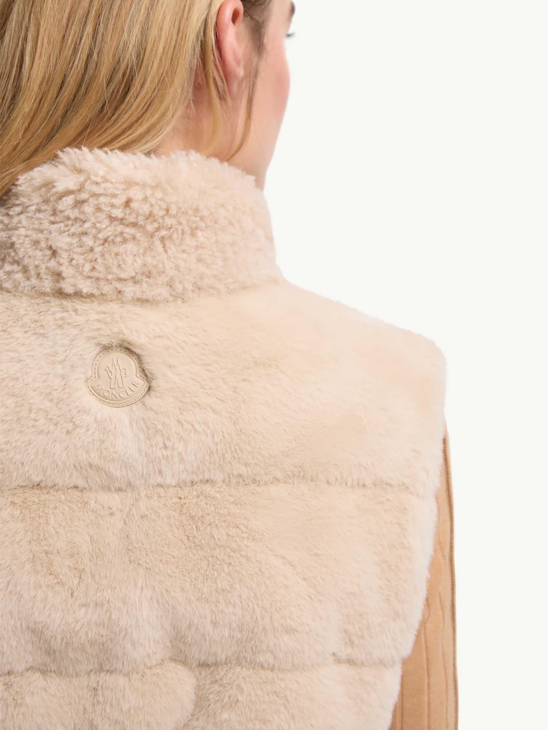 MONCLER - Joui Daunenweste aus Kunstfell für Damen
