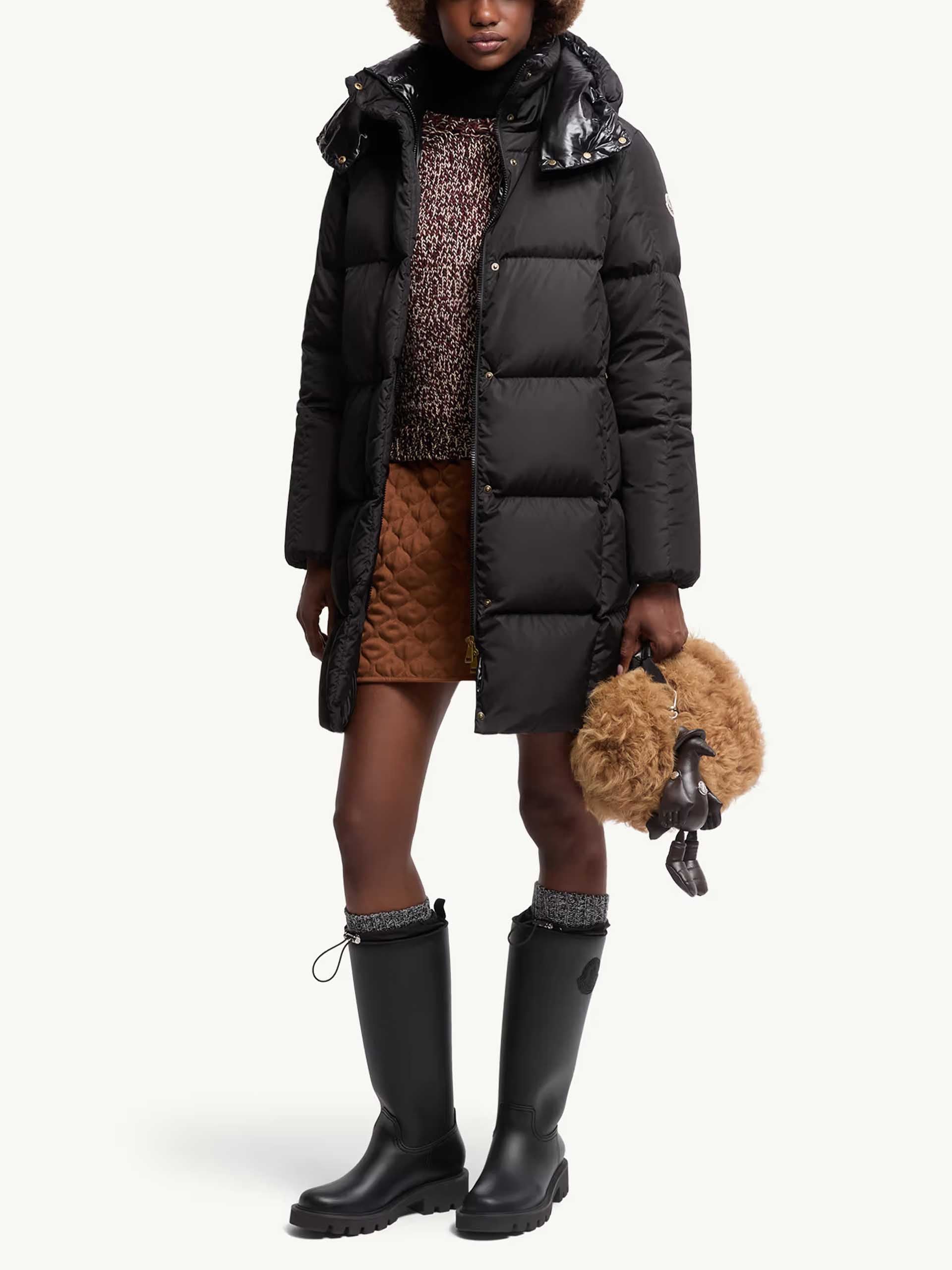 MONCLER - Litte Daunenmantel mit Kapuze für Damen