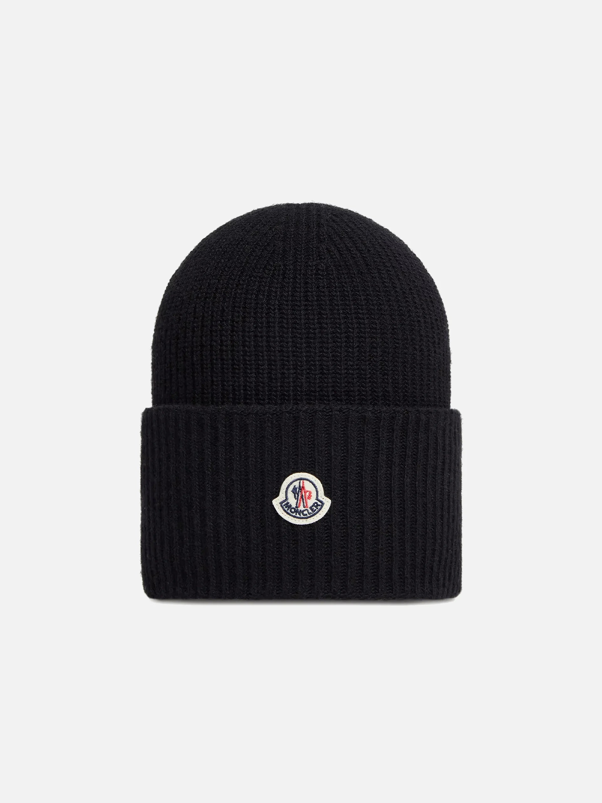 MONCLER - Mütze aus Wolle mit Logo für Damen