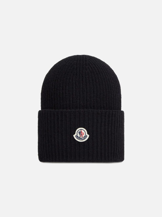MONCLER - Mütze aus Wolle mit Logo für Damen