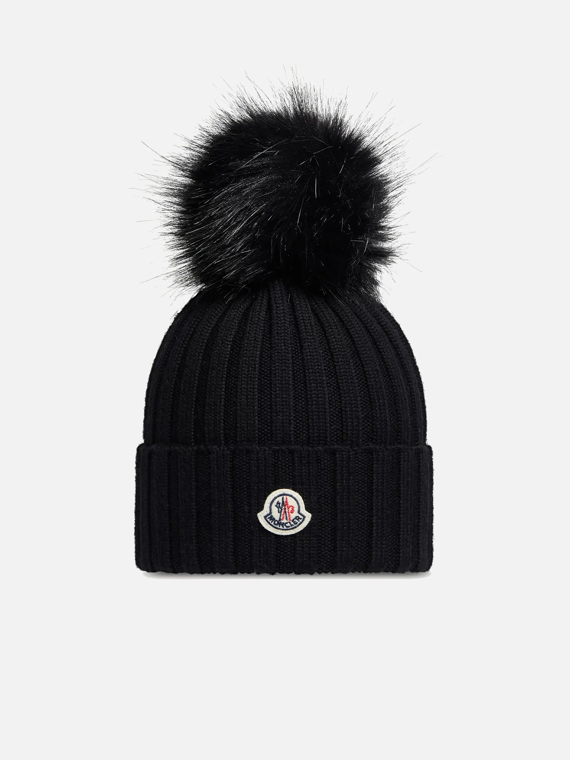 MONCLER - Mütze aus Wolle mit Bommel für Damen