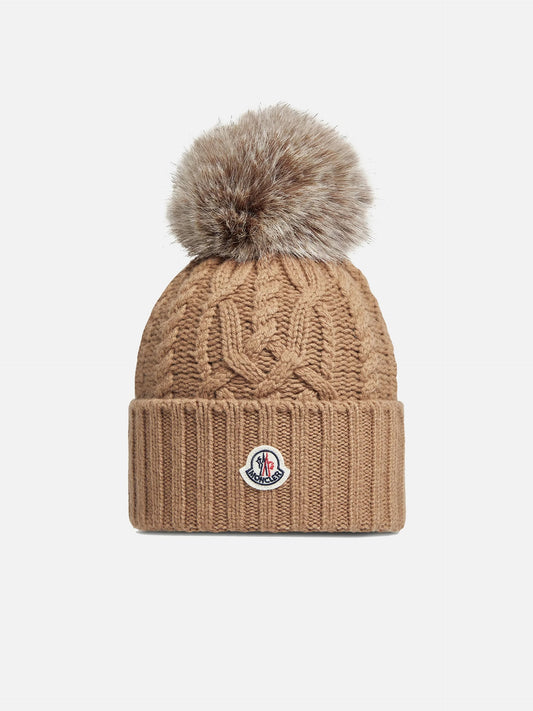MONCLER - Bommelmütze aus Kaschmir-Mix für Damen