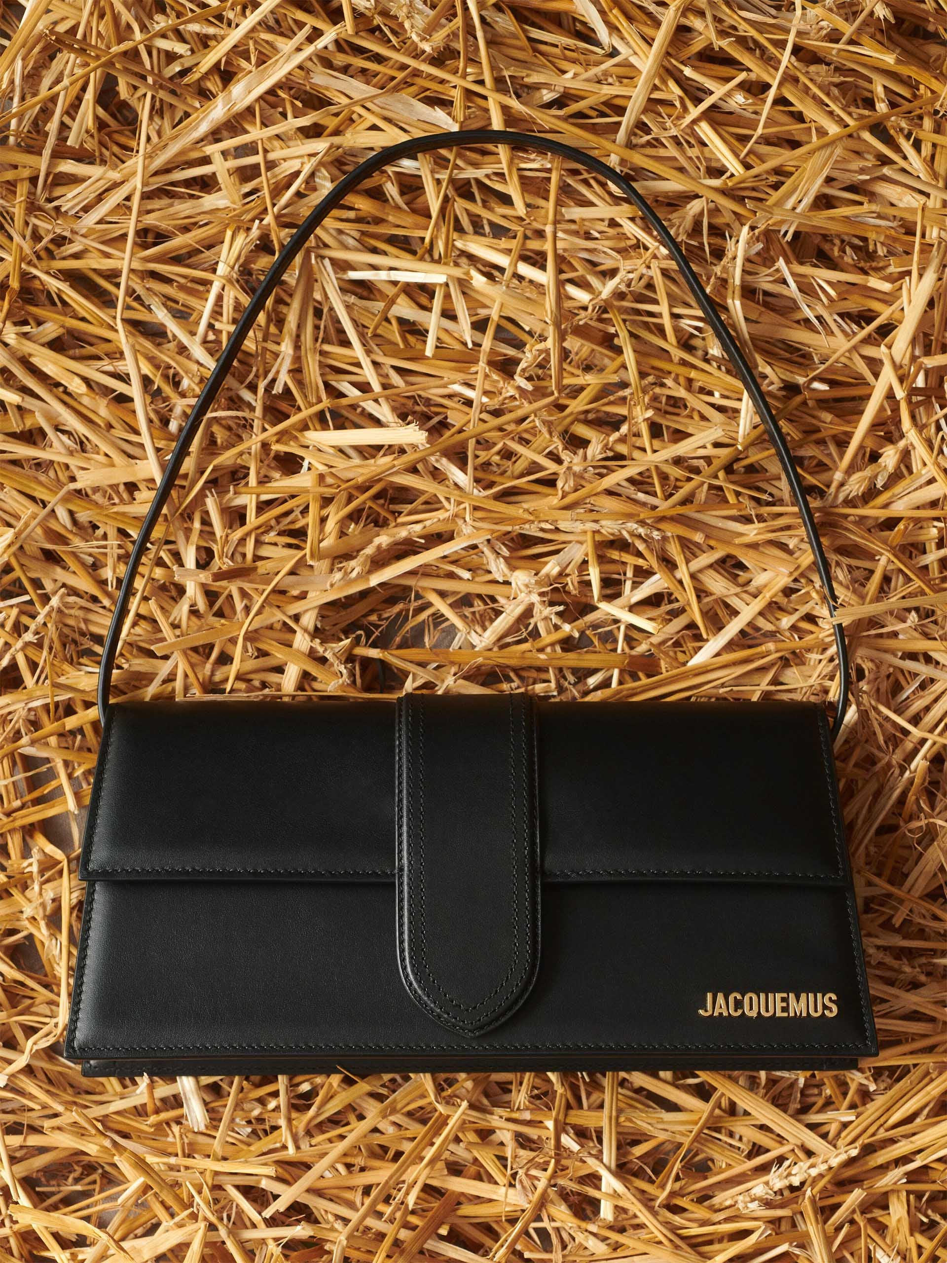 JACQUEMUS - Bambino Long Schultertasche aus Leder