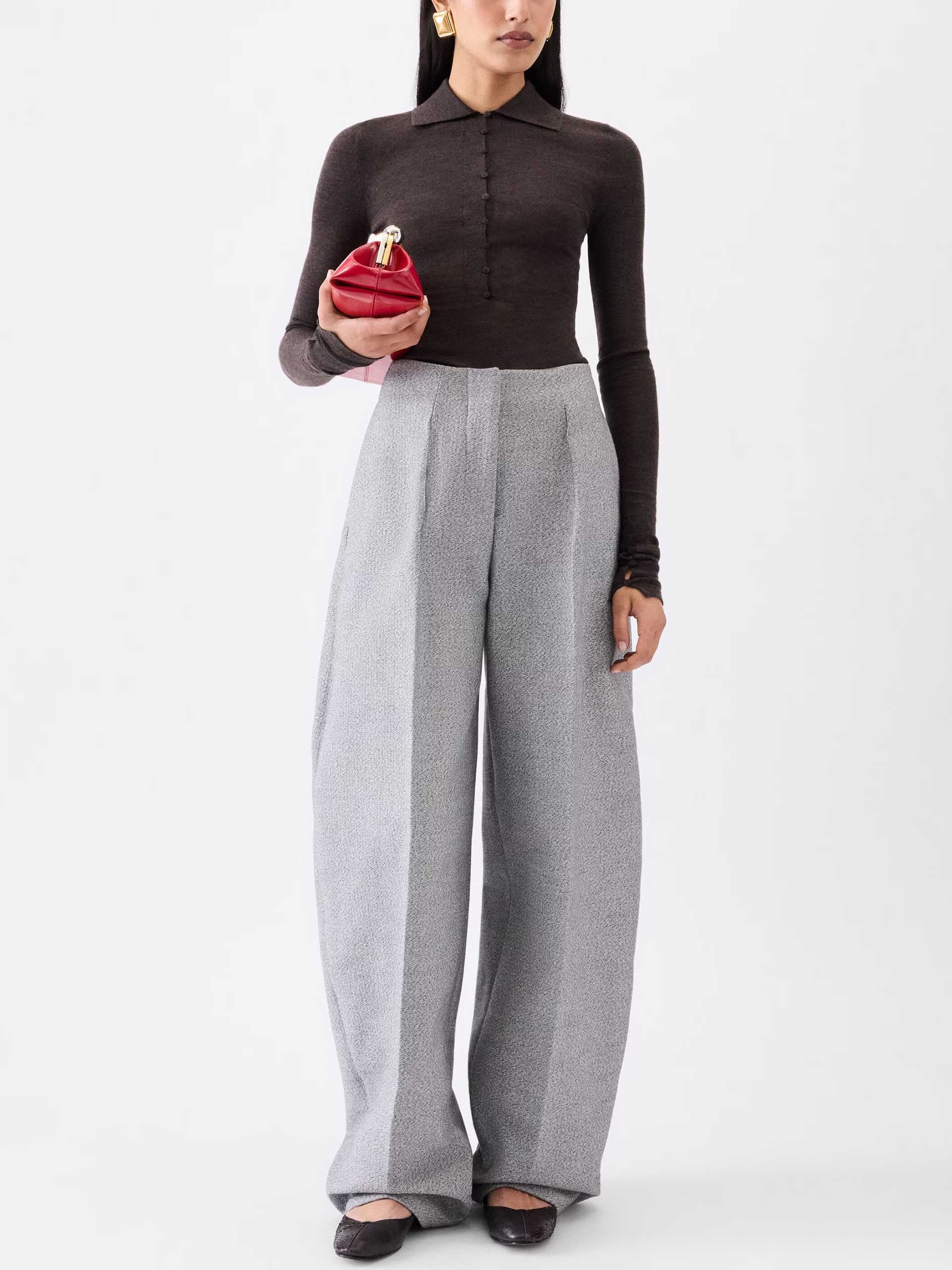 JACQUEMUS - Polo-Pullover Merino für Damen