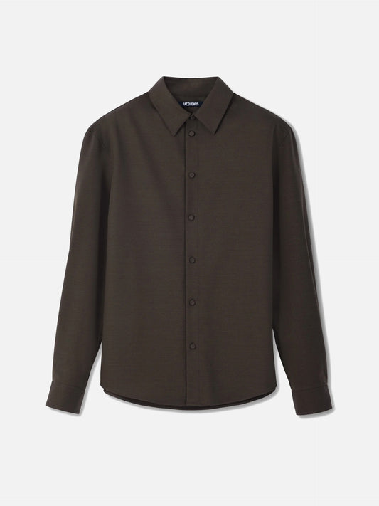 JACQUEMUS - Hemd Mondani aus Stretch-Wolle für Herren