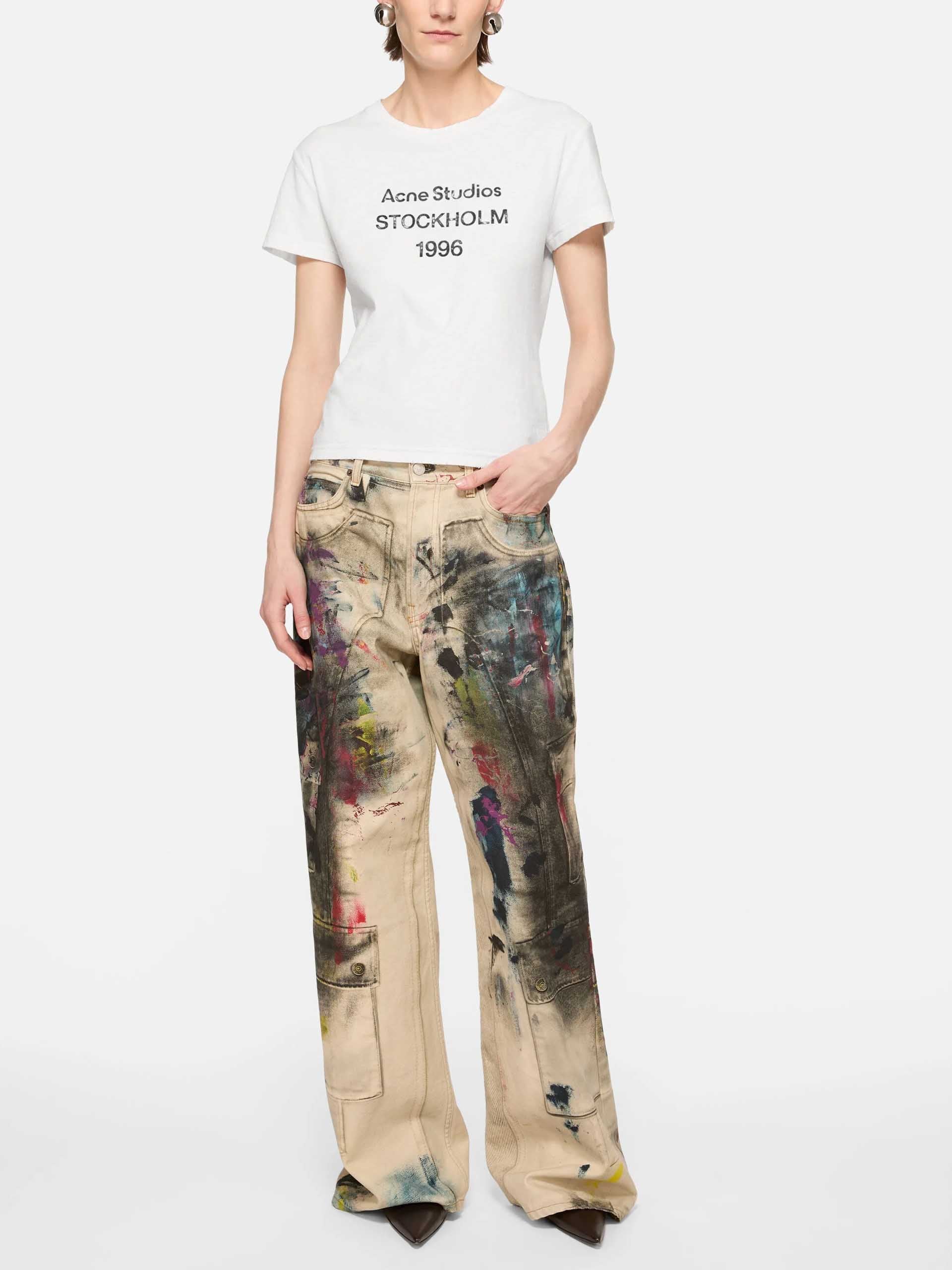 ACNE STUDIOS - T-Shirt mit Logo-Print für Damen