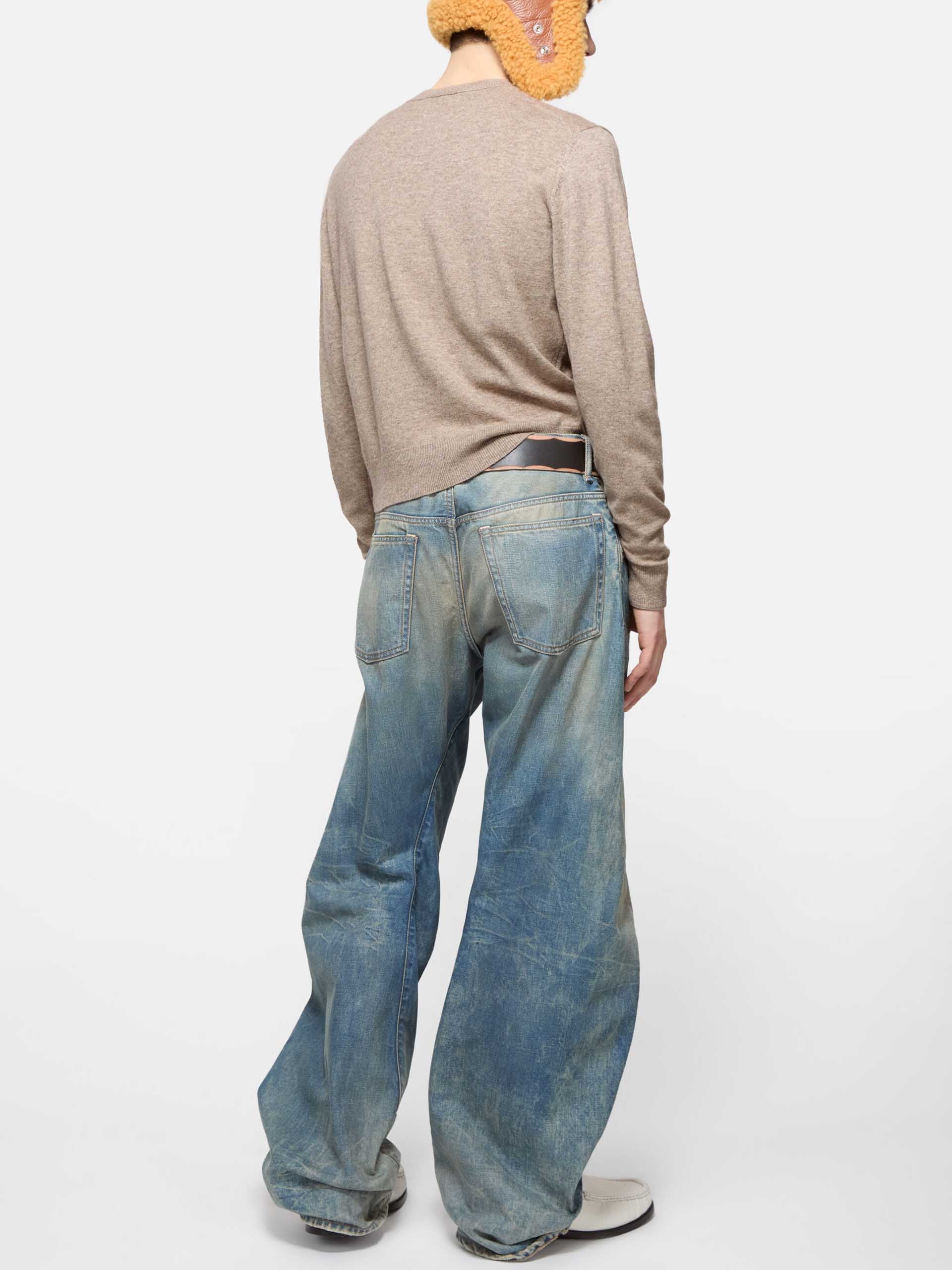 ACNE STUDIOS - Pullover mit Face-Logo aus Wolle
