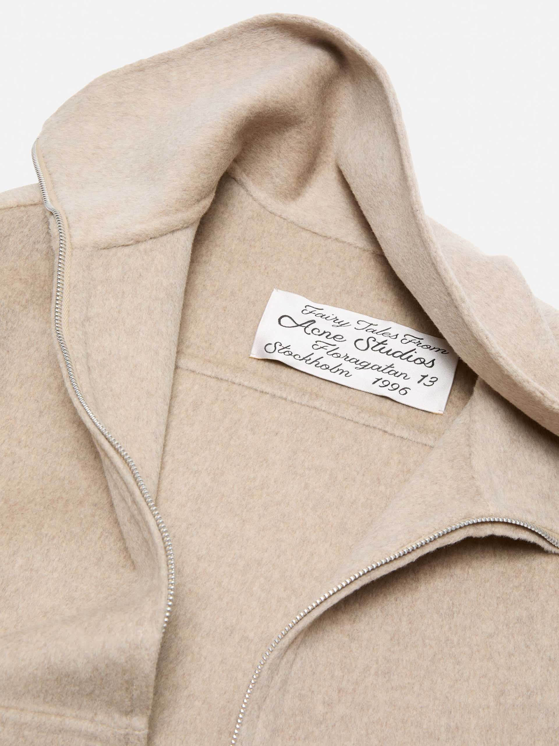 ACNE STUDIOS - Jacke mit Stehkragen aus Wolle für Damen