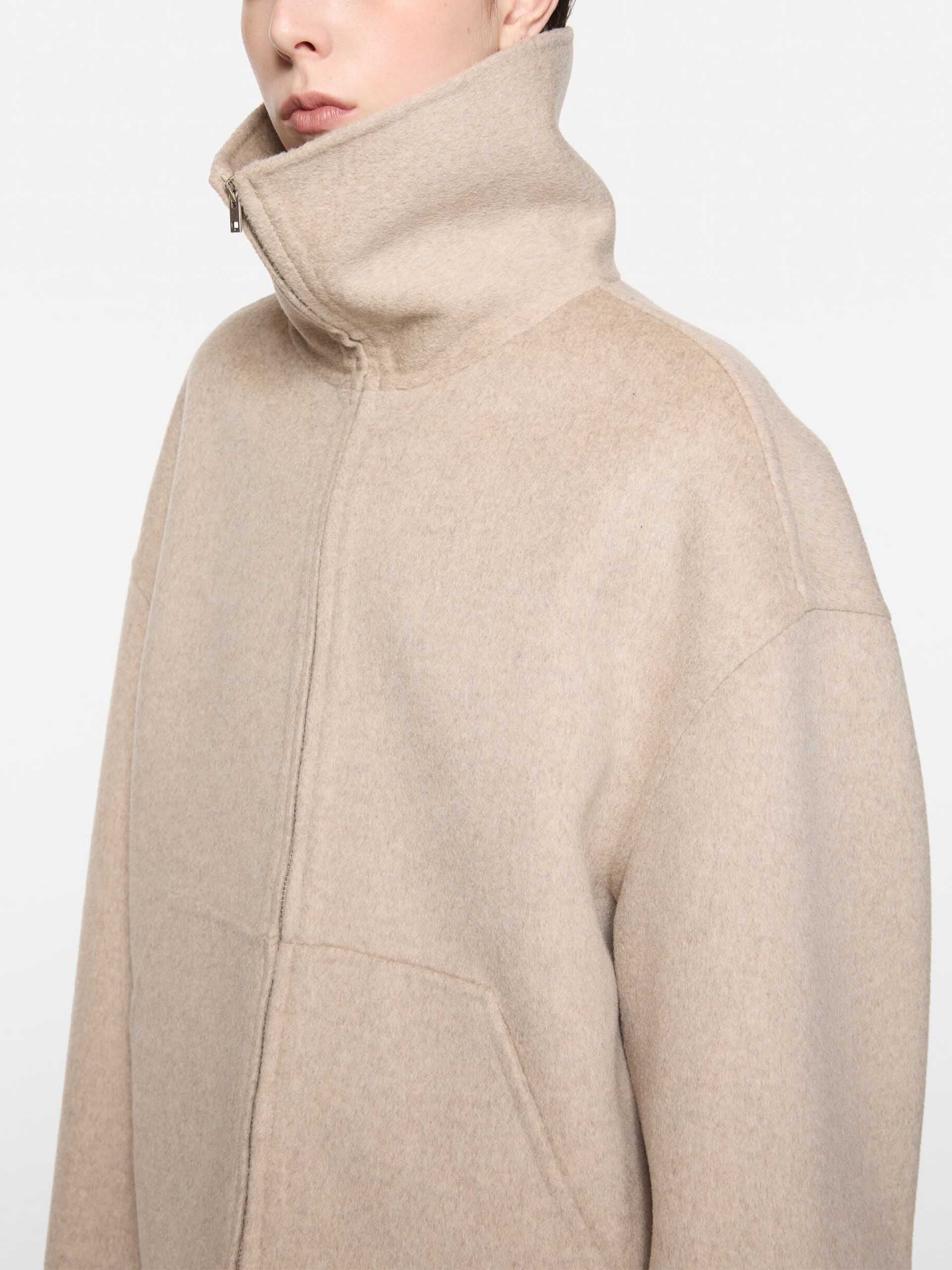 ACNE STUDIOS - Jacke mit Stehkragen aus Wolle für Damen