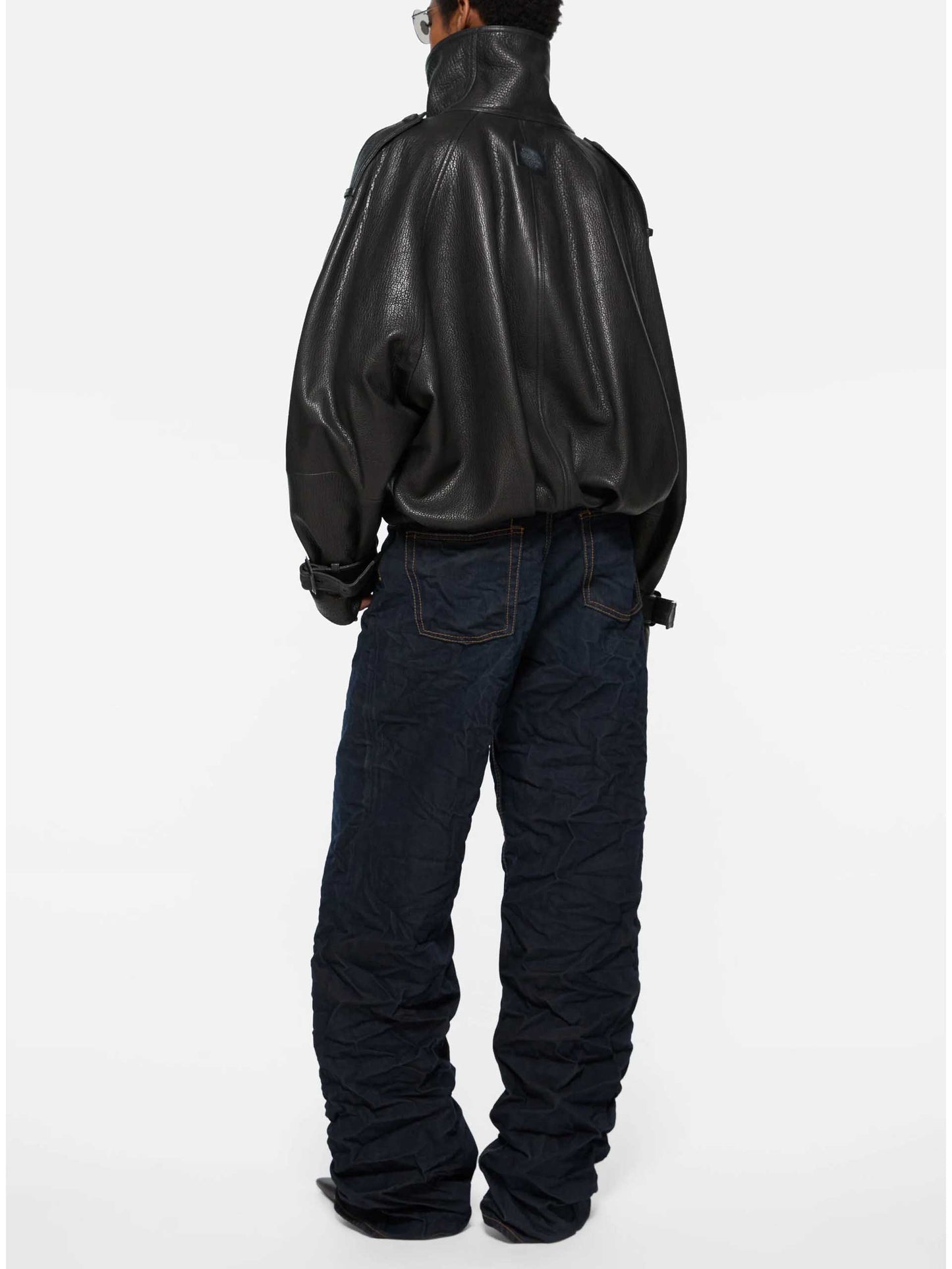 ACNE STUDIOS - Doppelreihige Lederjacke für Damen