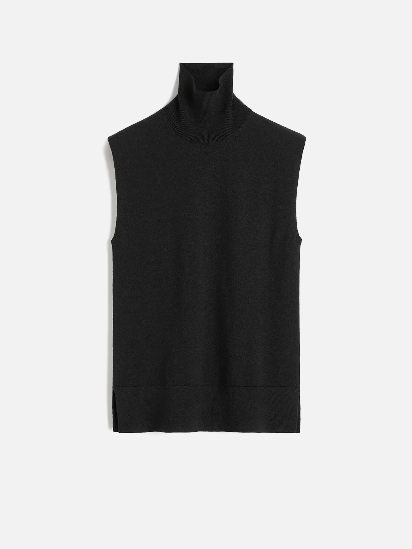TOTEME - Ärmelloser Rollkragenpullover für Damen in Schwarz - Black