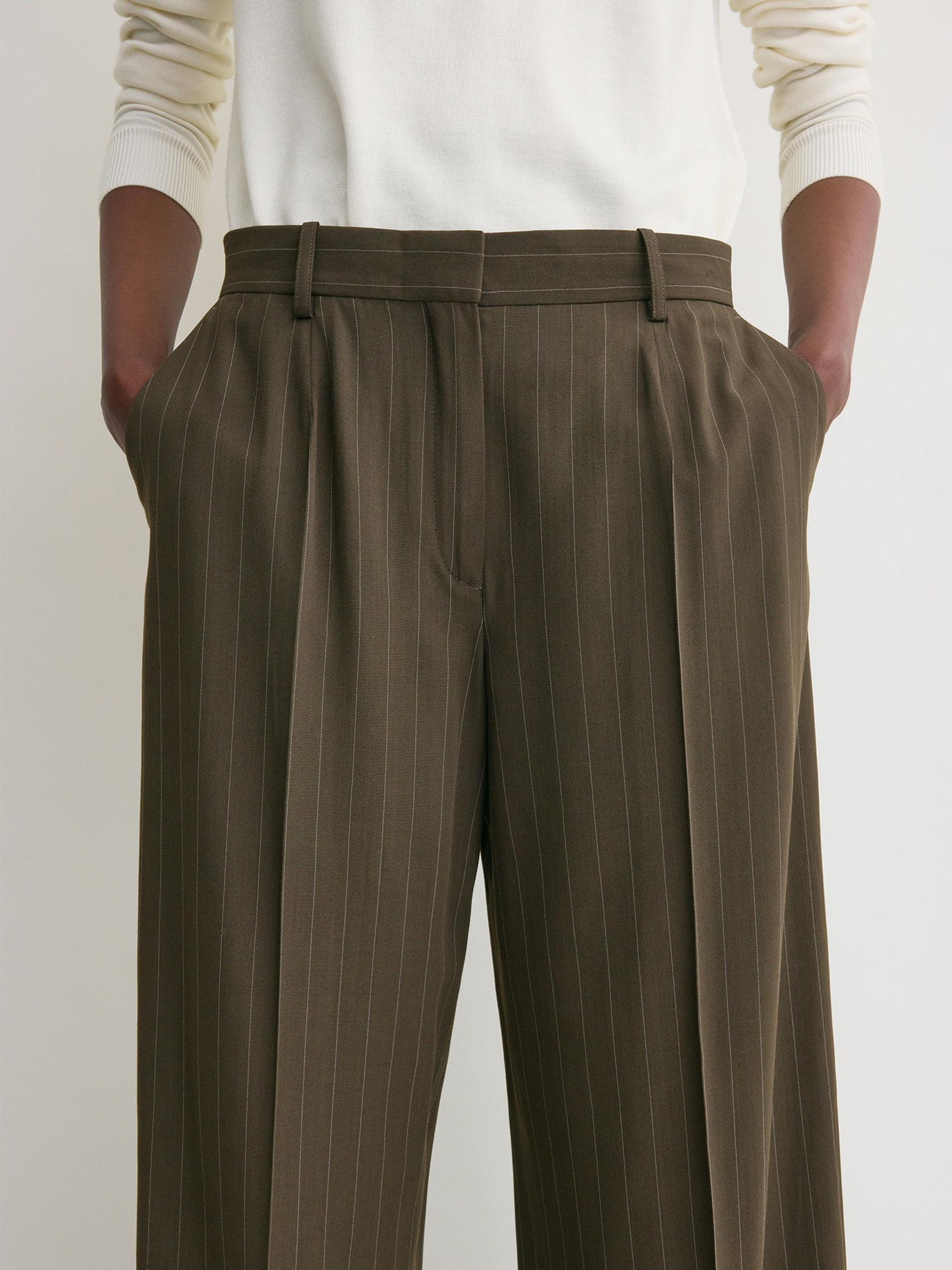 TOTEME - Weite Hose mit Nadelstreifen für Damen