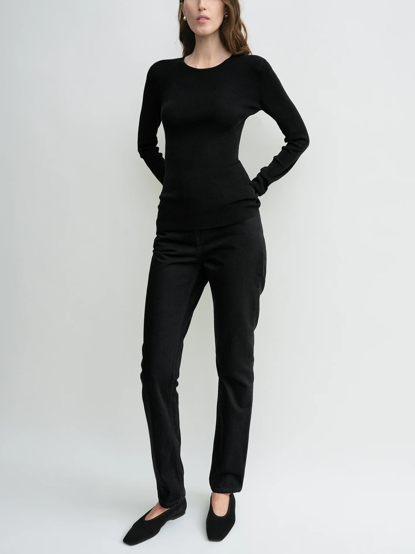 Top aus Baumwoll-Crêpe für Damen