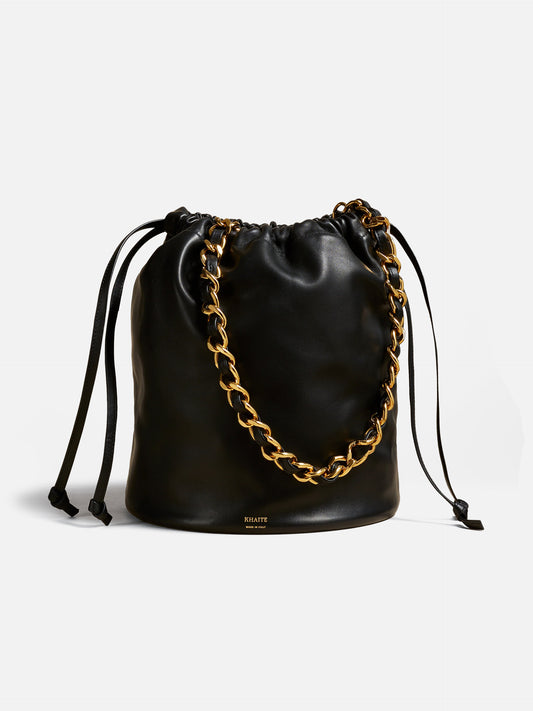 Aria Medium leather bucket bag