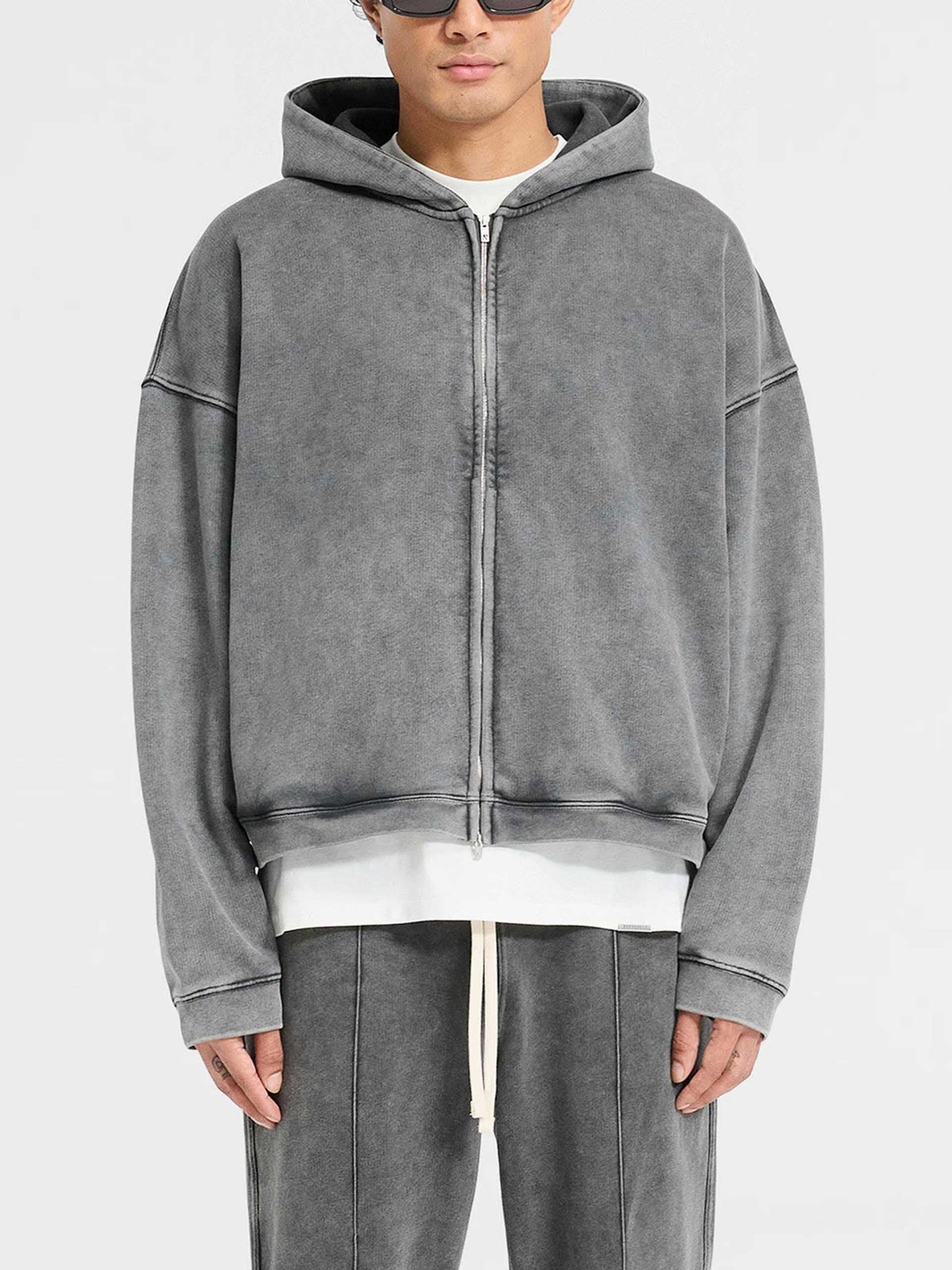 REPRESENT - Boxy-Fit Initial Zip-Hoodie für Herren