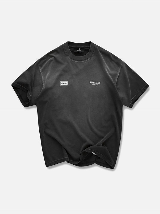 REPRESENT X Oasis Owners Club T-Shirt für Herren in Vintage Schwarz - Vintage Black