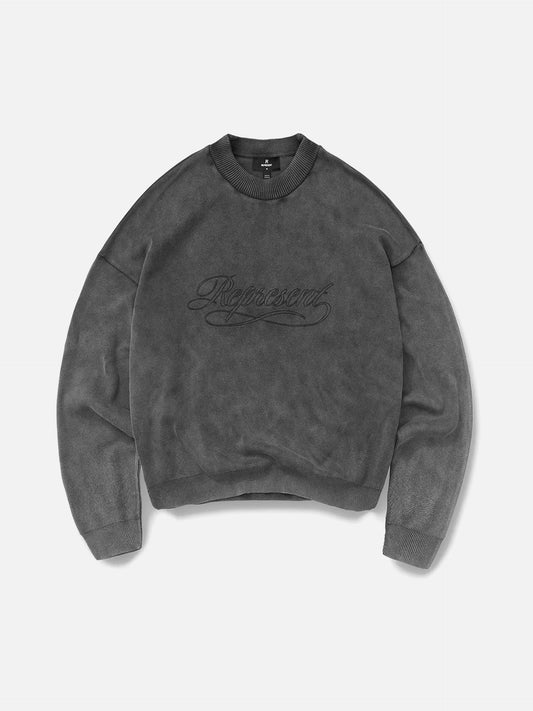 REPRESENT - Pullover mit Logo-Schriftzug für Herren