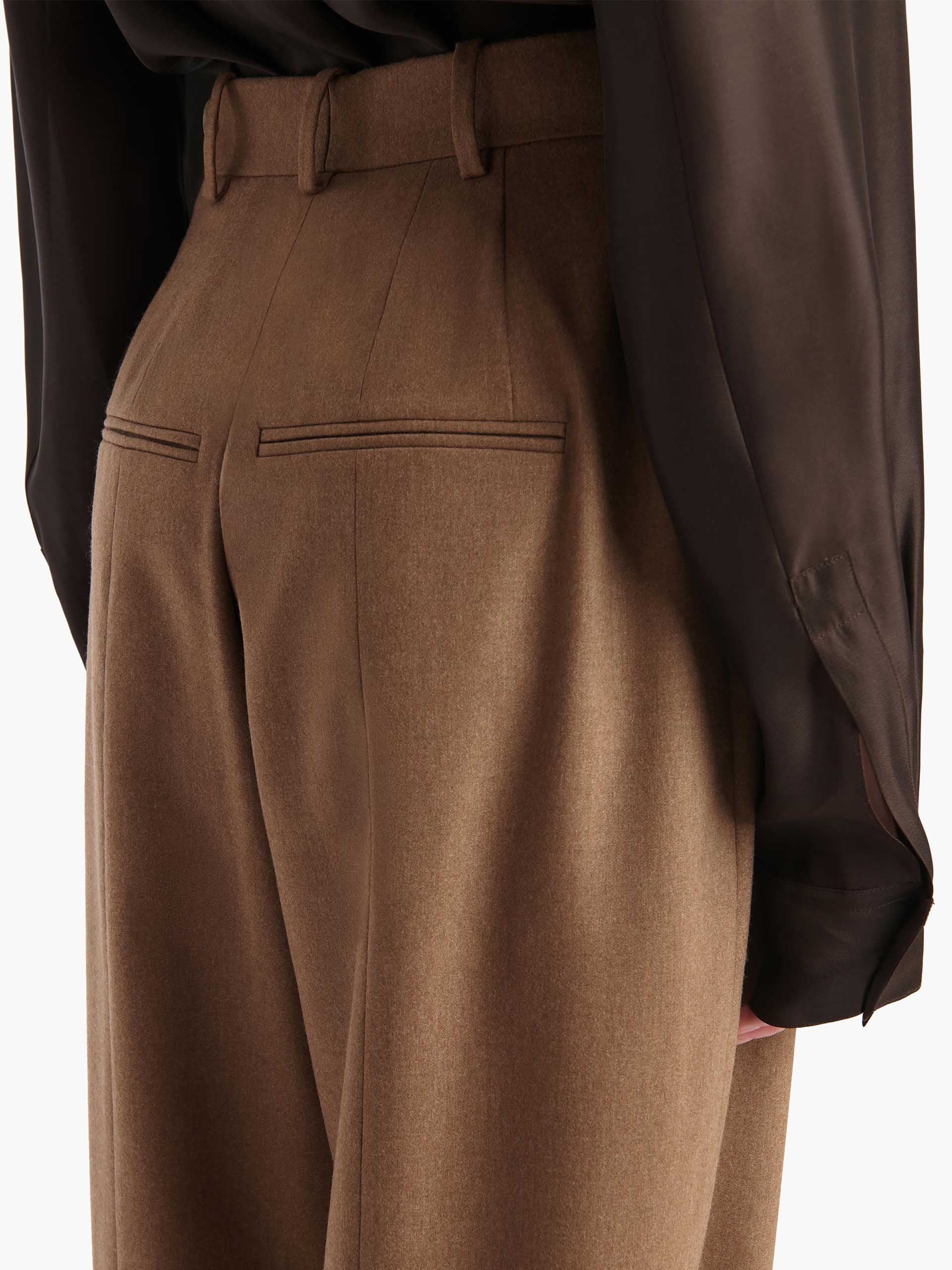KHAITE - Dugan Hose mit Bundfalten für Damen