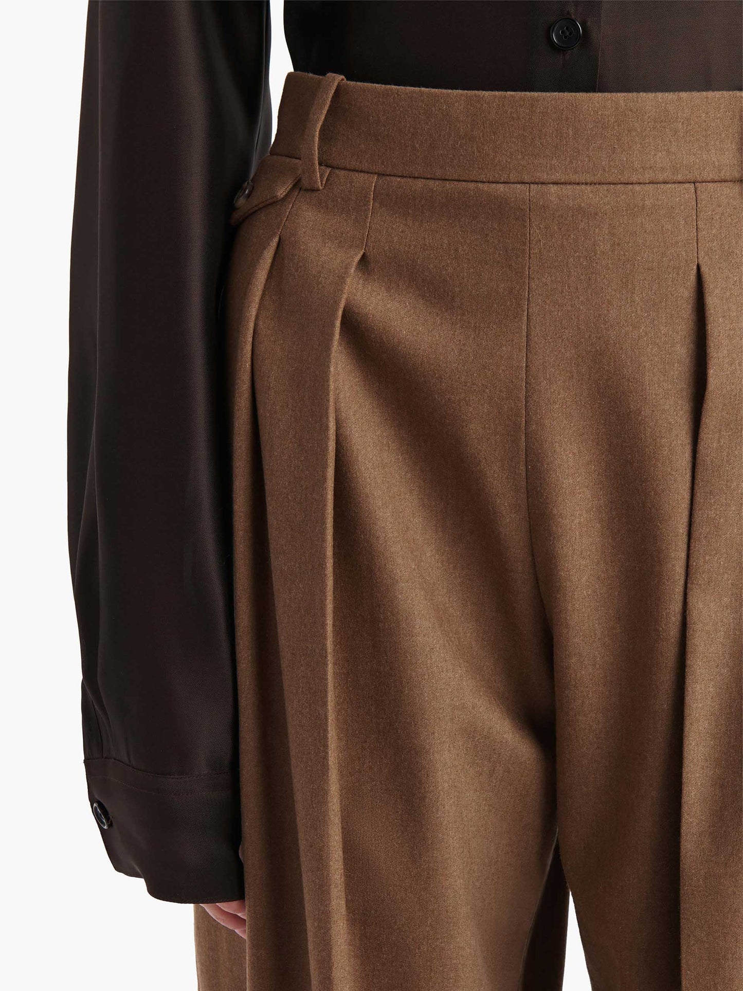 KHAITE - Dugan Hose mit Bundfalten für Damen