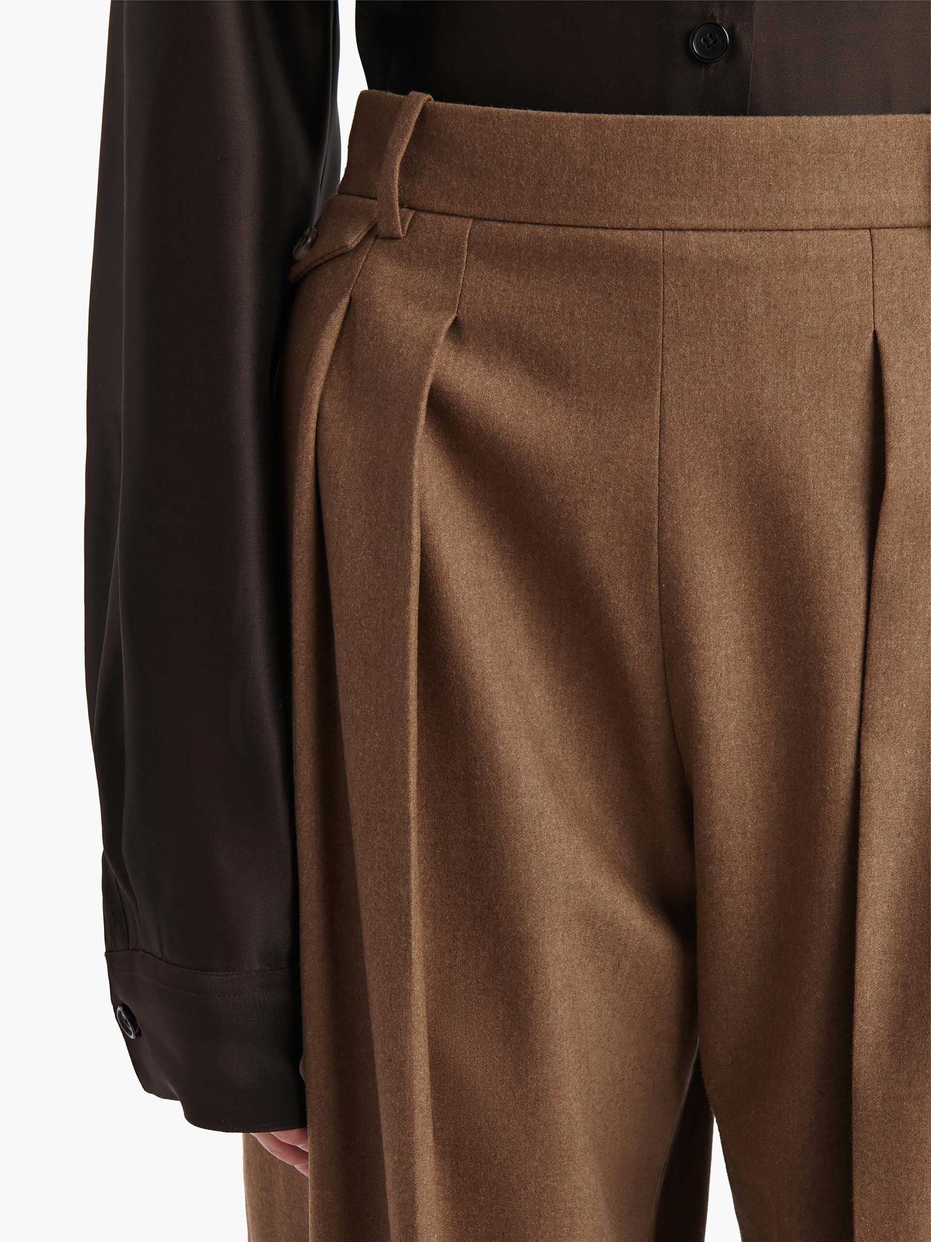 KHAITE - Dugan Hose mit Bundfalten für Damen